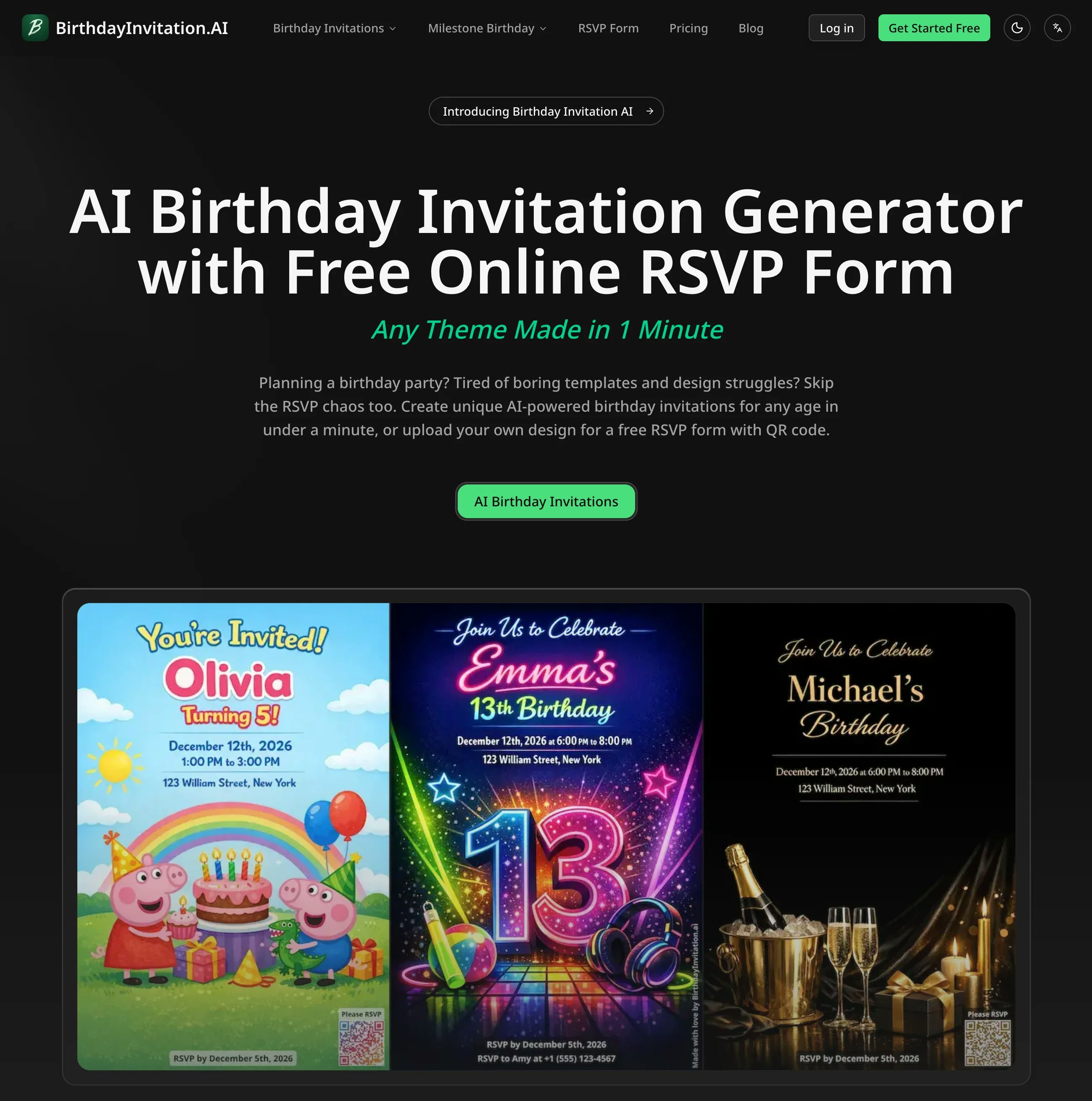 Birthday Invitation AI screenshot 3