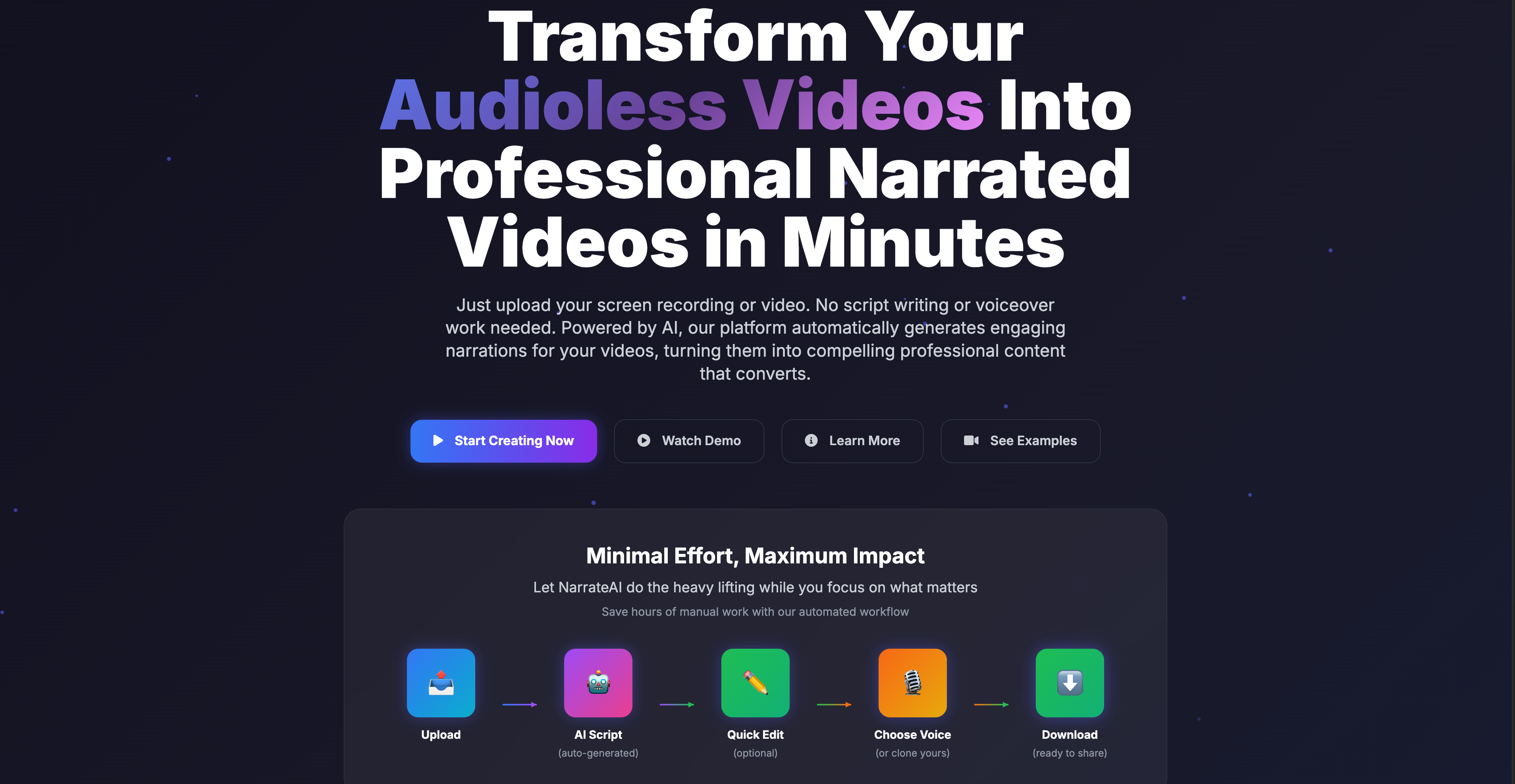 NarrateAI screenshot 1