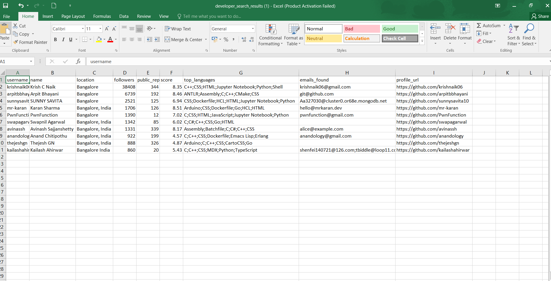 GitHub Recruiter Pro screenshot 3