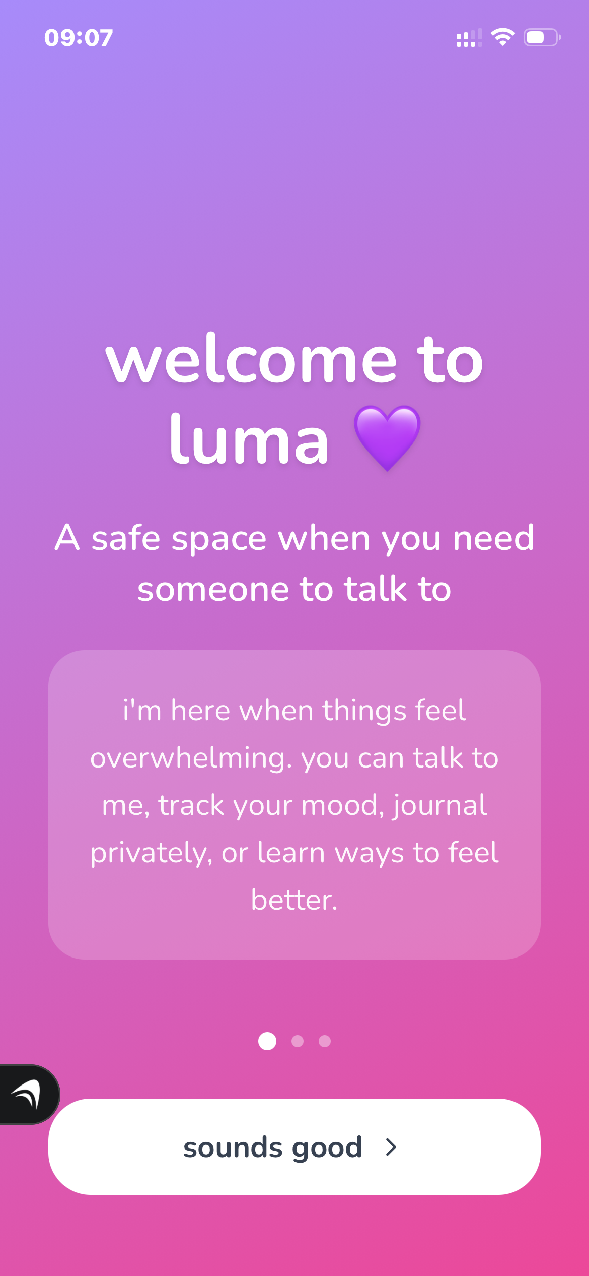 Luma - Safe Space screenshot 2