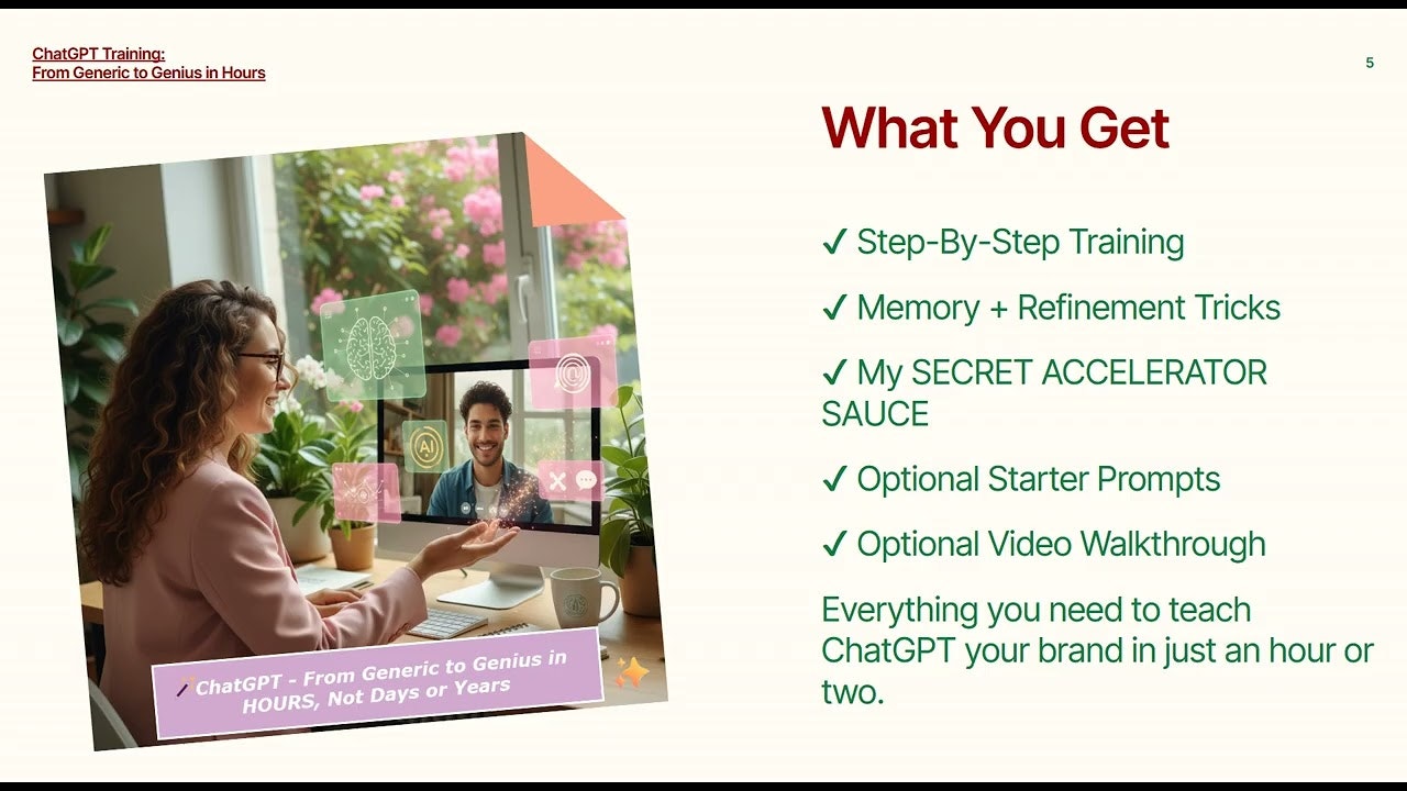 ChatGPT Training: From Generic to Genius screenshot 10