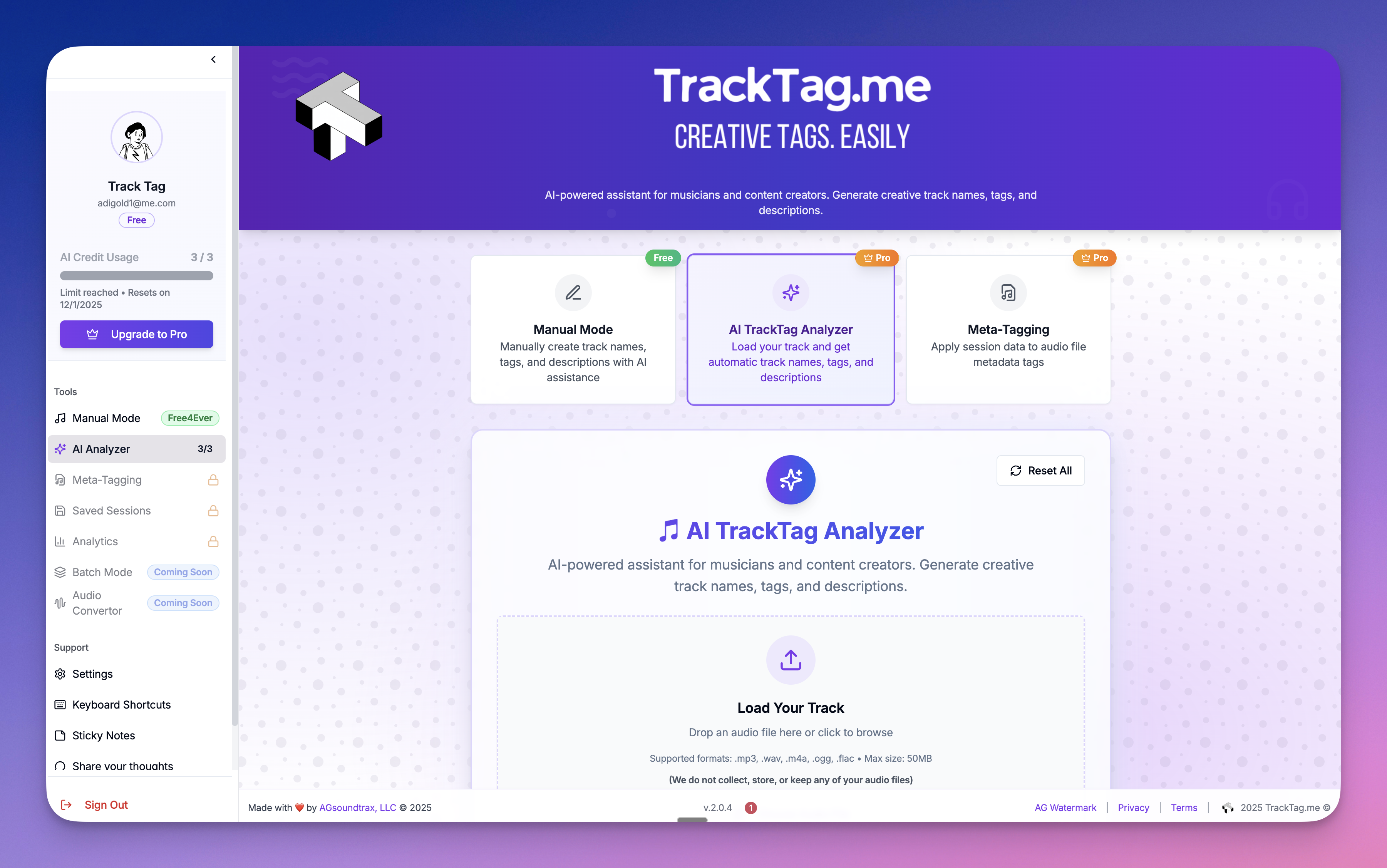 TrackTag screenshot 2