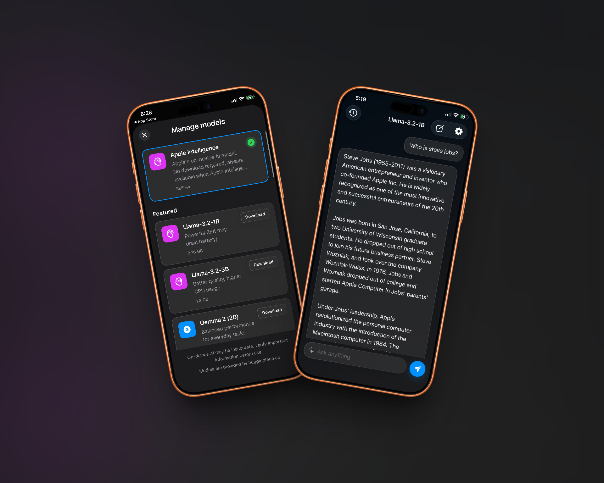 Local AI Chat: Pocket LLM screenshot 1