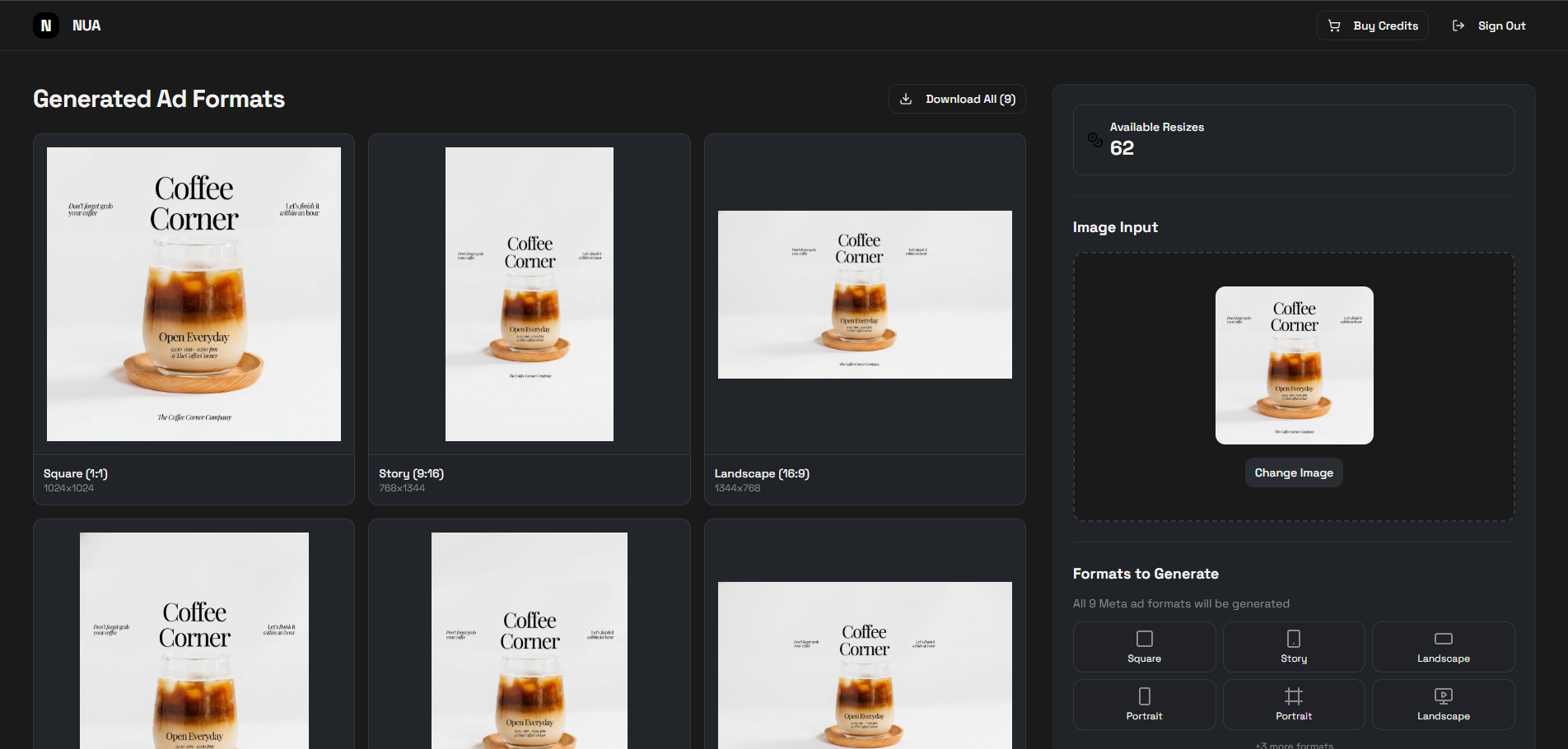 Nua - Meta Ad Resizer screenshot 3