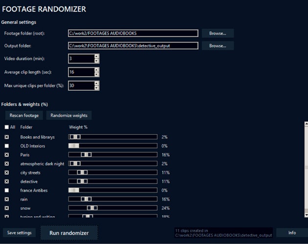 Footage Randomizer screenshot 3