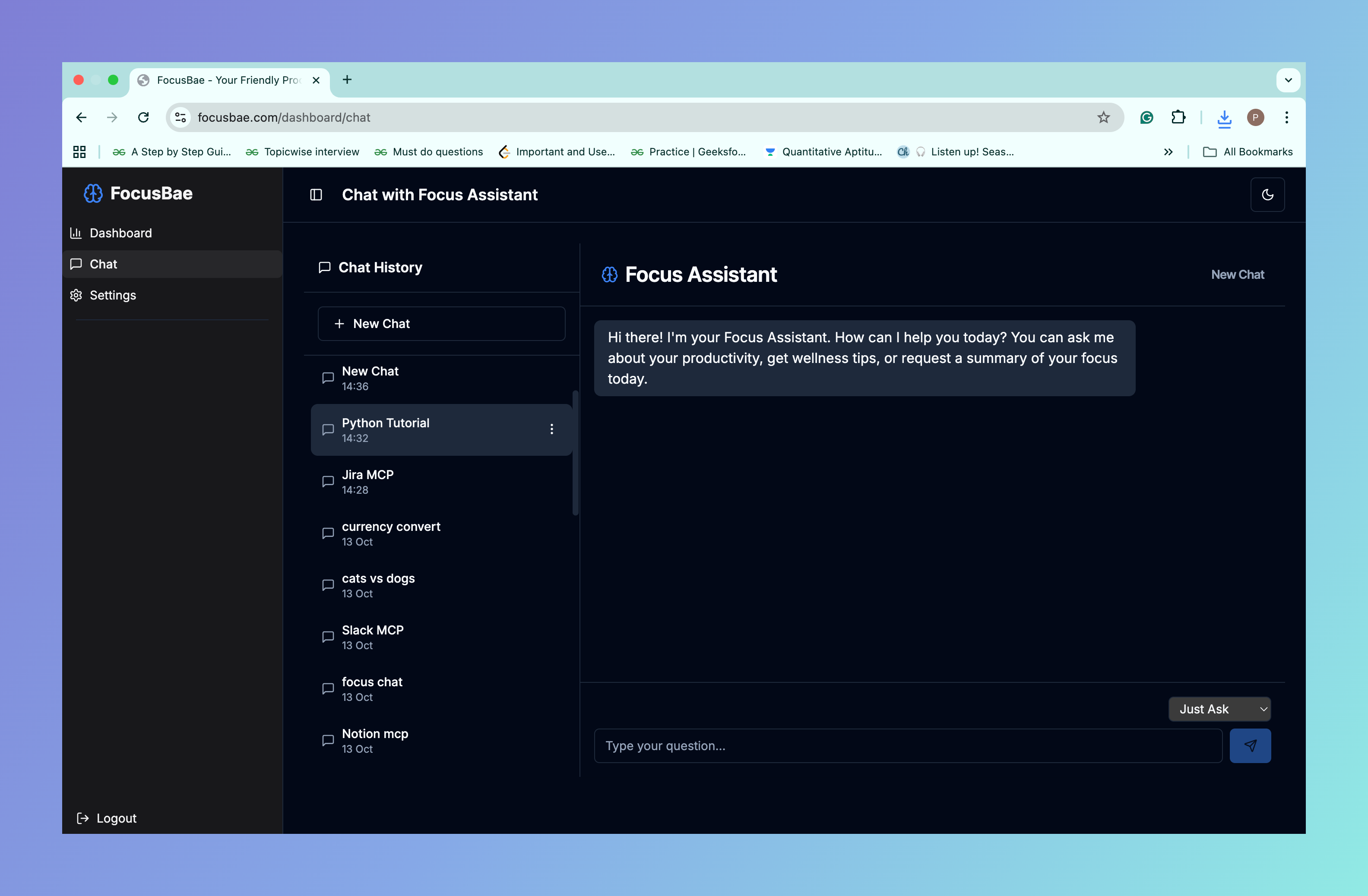 FocusBae screenshot 3