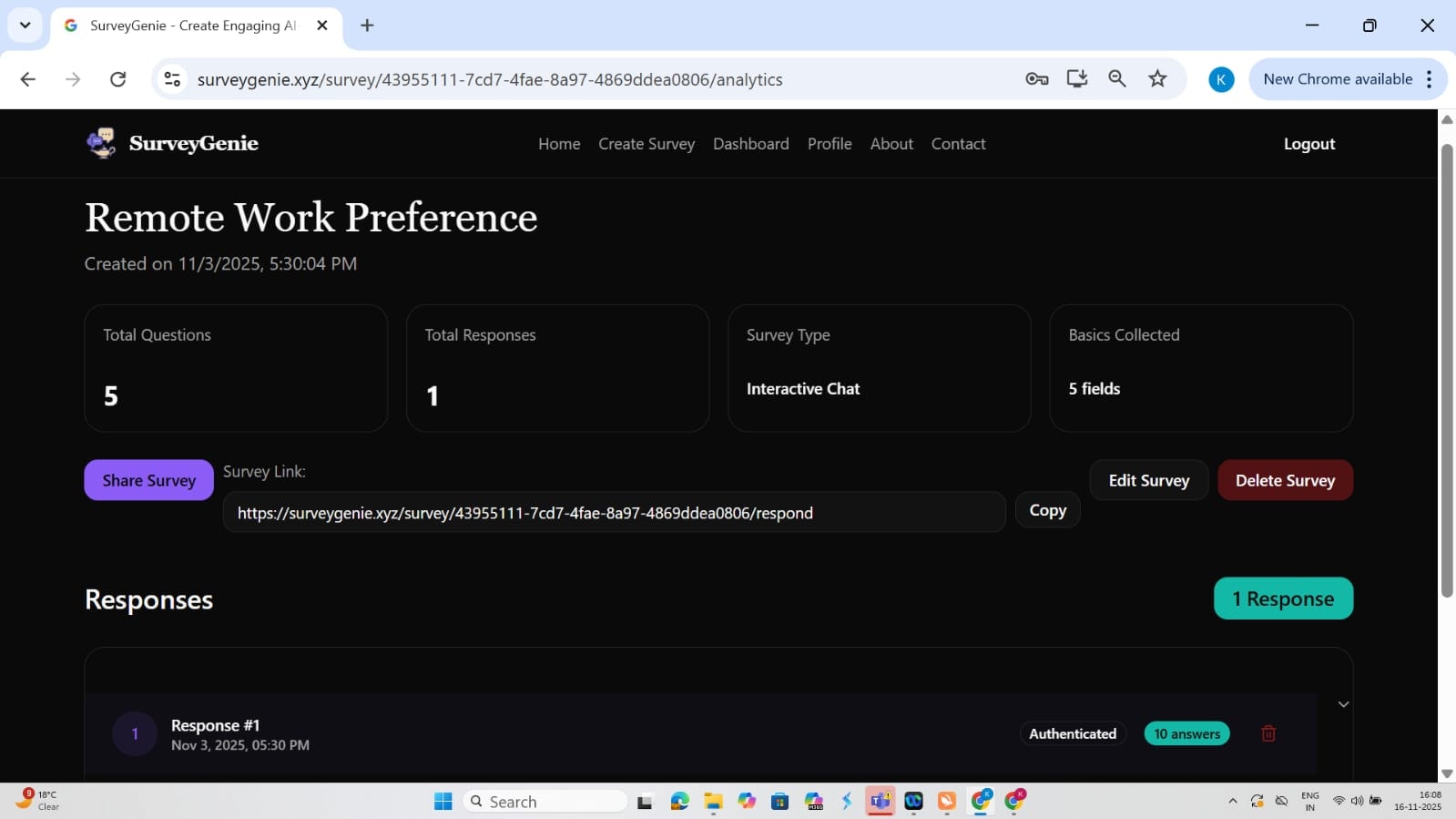SurveyGenie screenshot 4