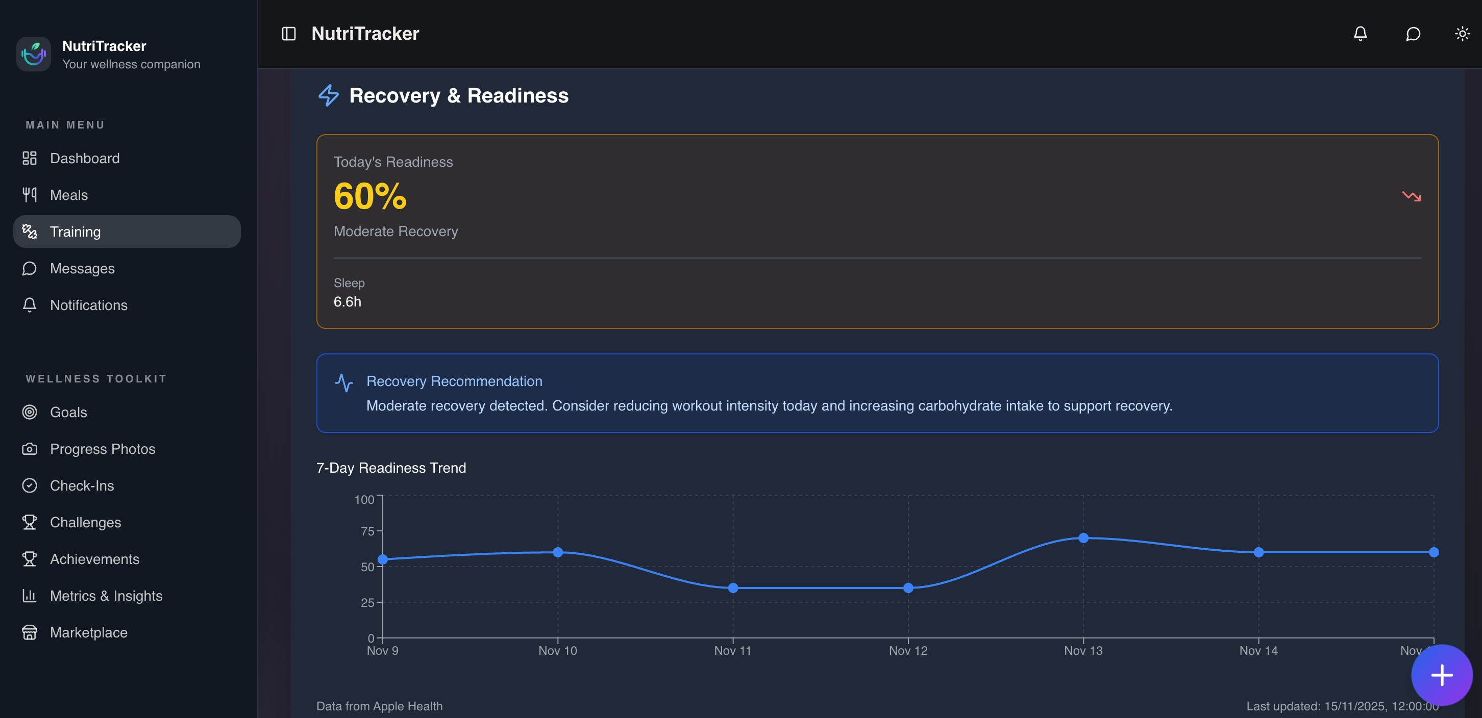 NutriTracker screenshot 6