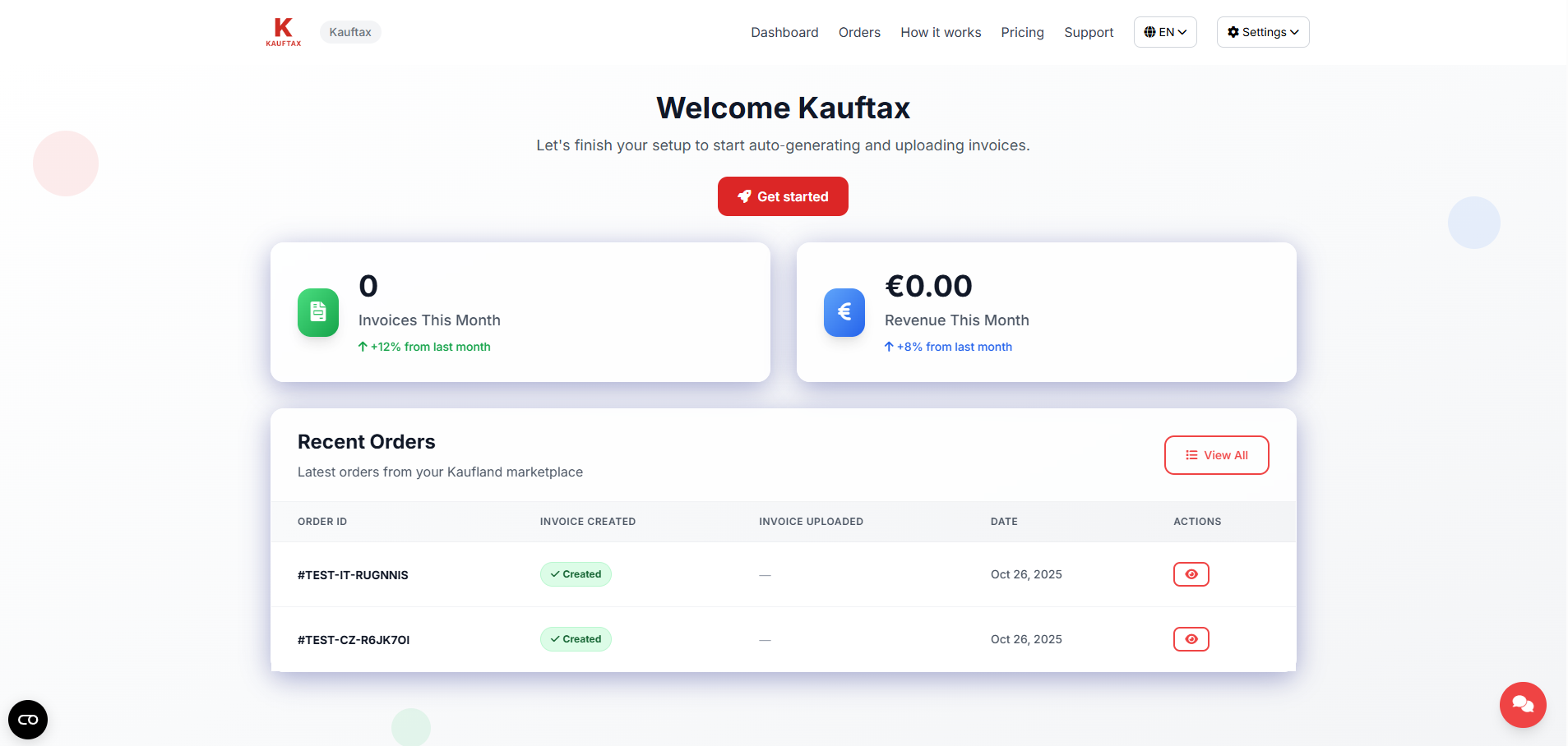 KaufTax — Automate Kaufland Invoices screenshot 2