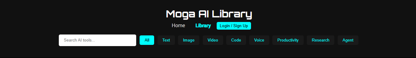 Mogahub screenshot 2