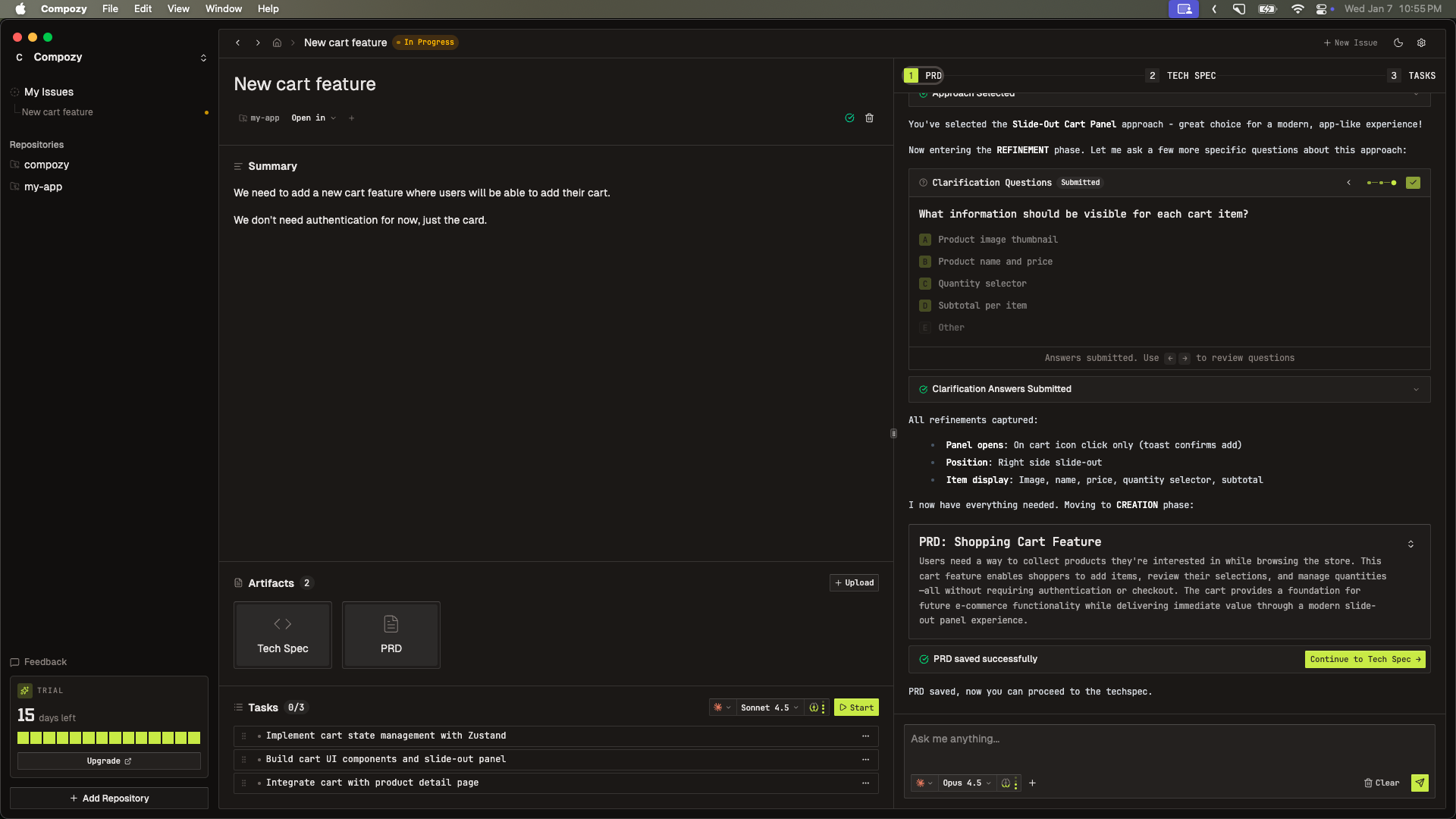 Compozy screenshot 3