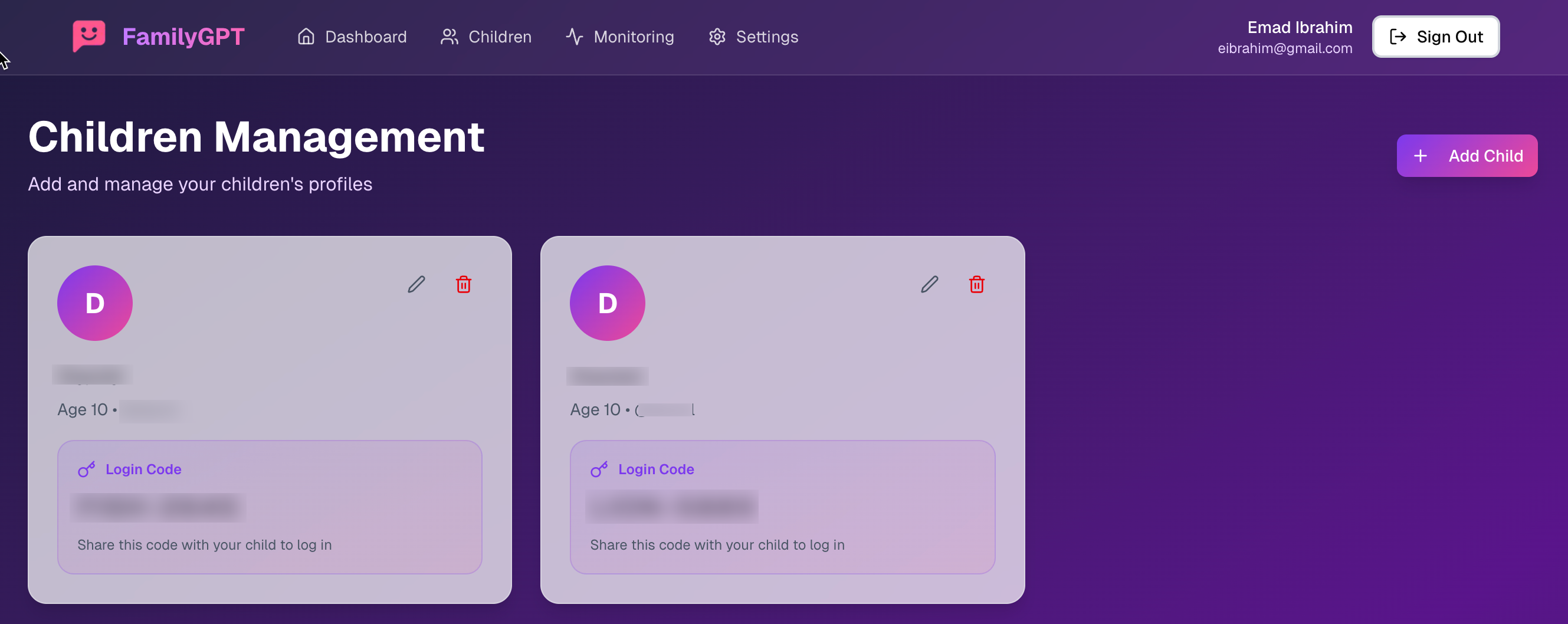 FamilyGPT screenshot 2
