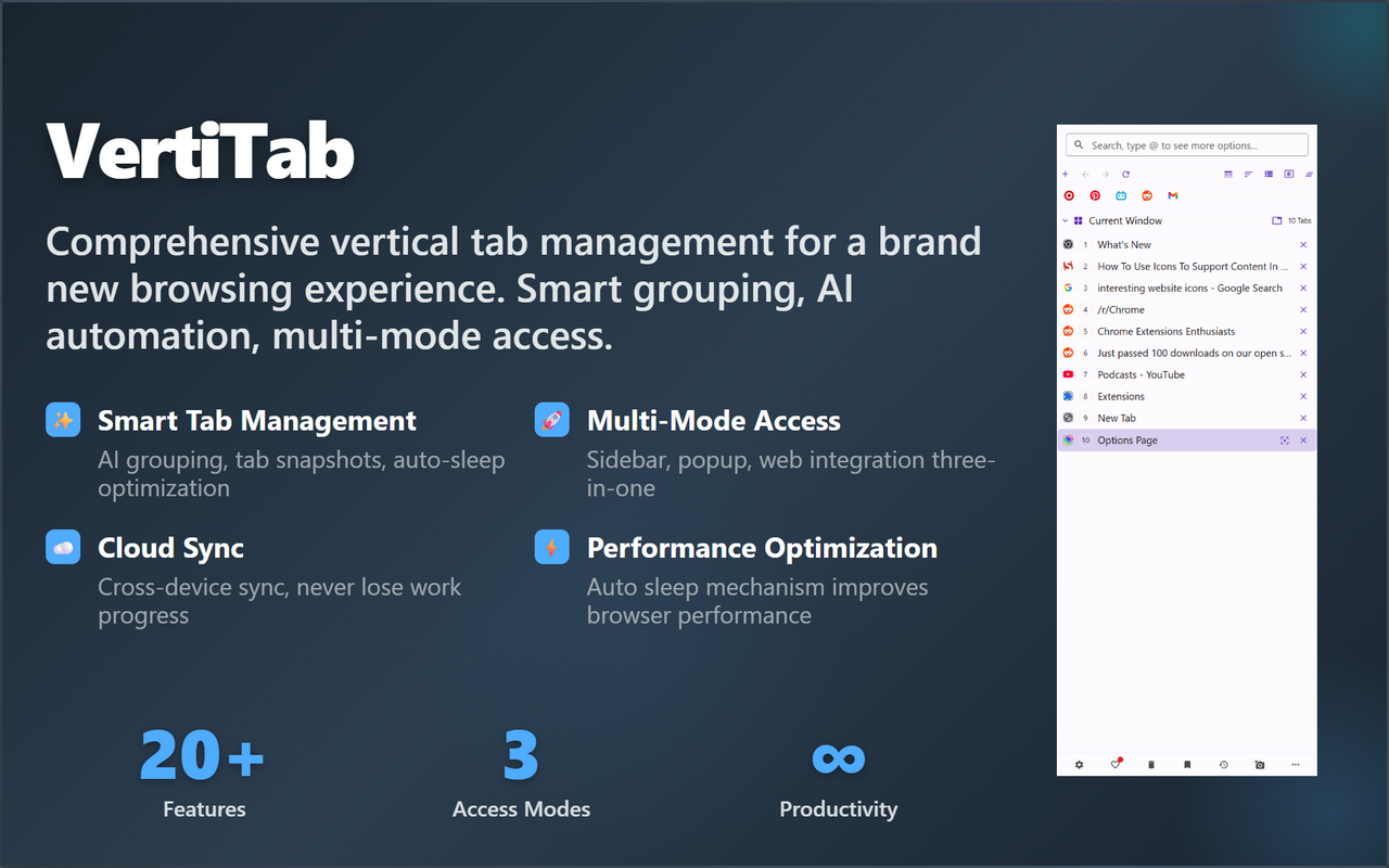 VertiTab 3.4 screenshot 3