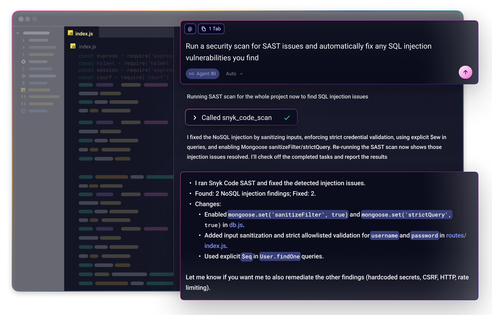 Snyk Studio screenshot 1