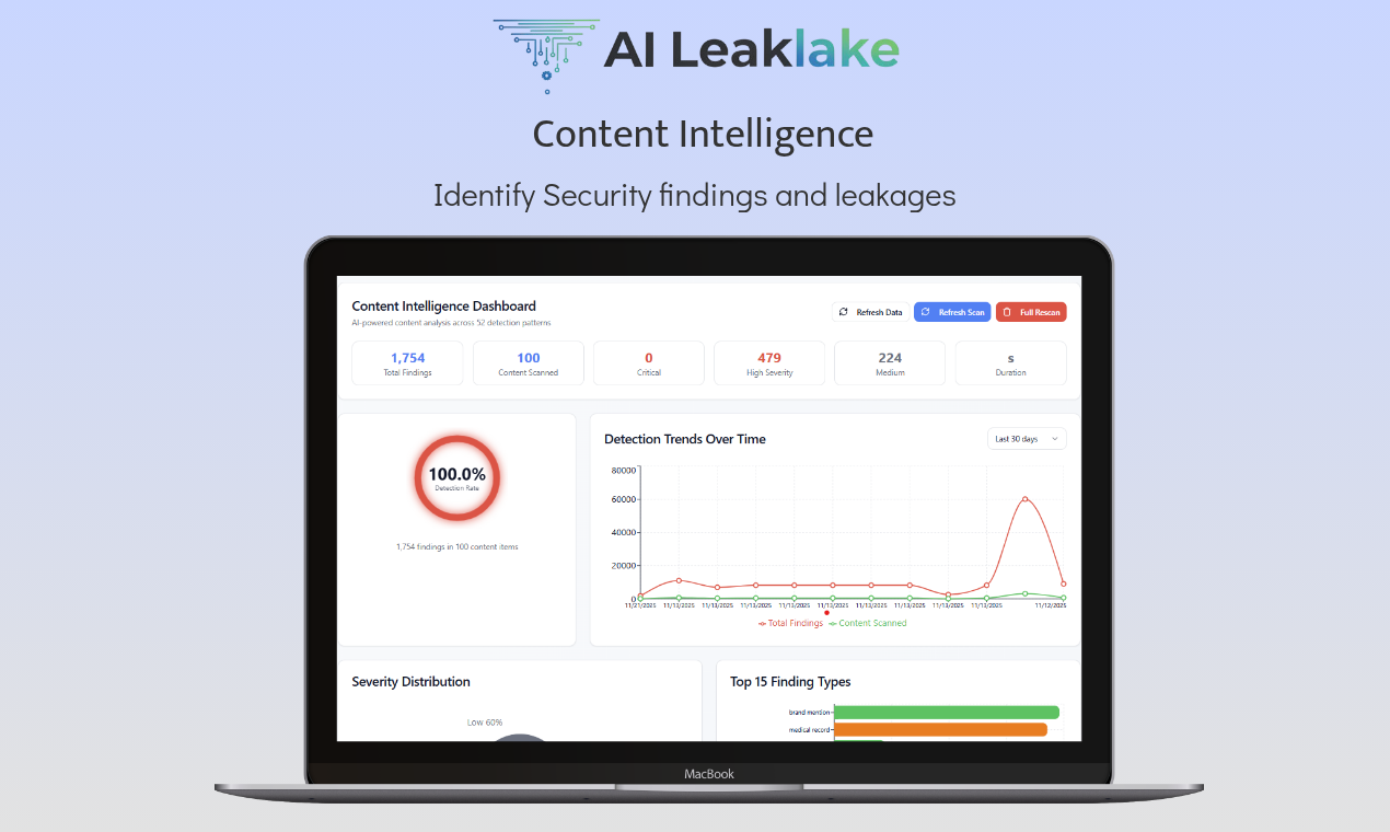 Identify AI data leaks,public or private screenshot 1