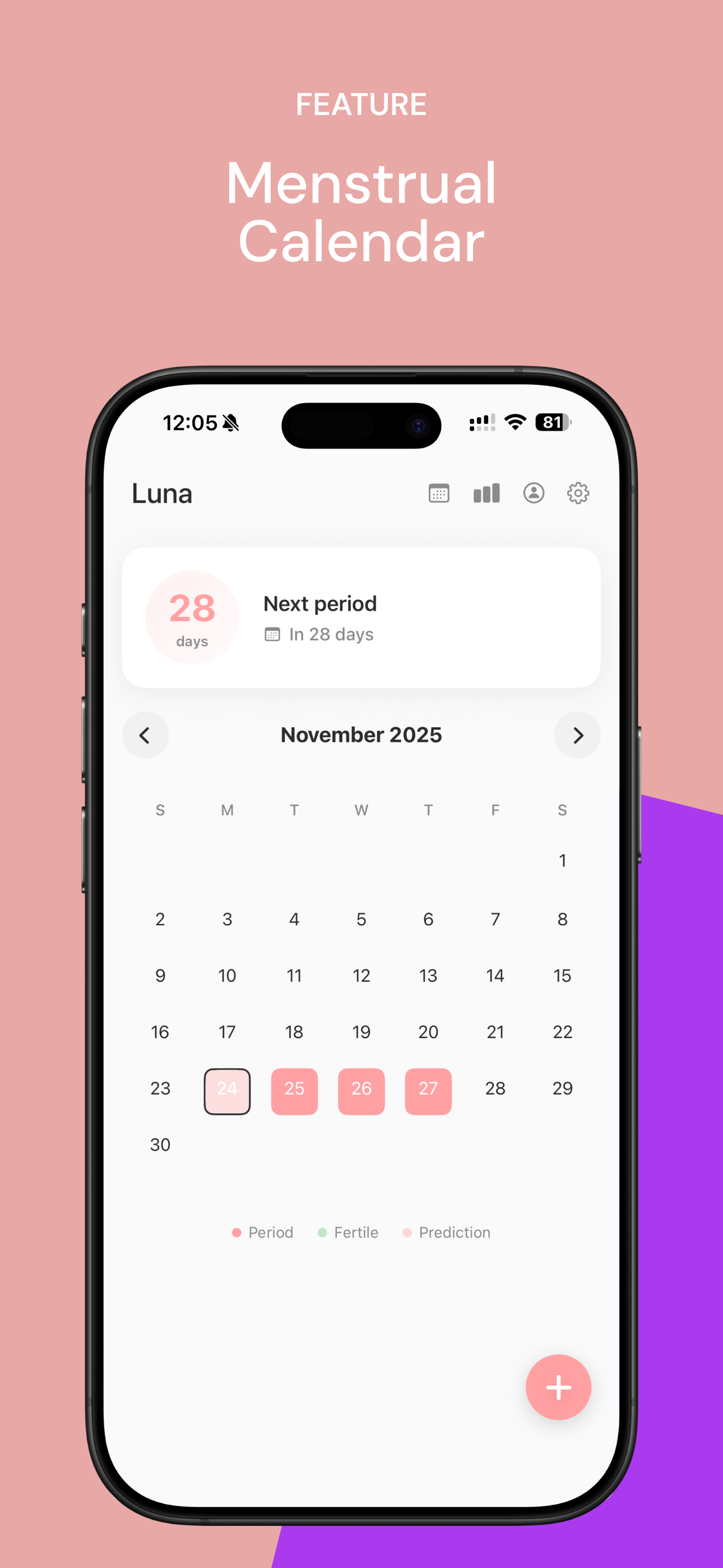 Luna - Private Period Tracker screenshot 2