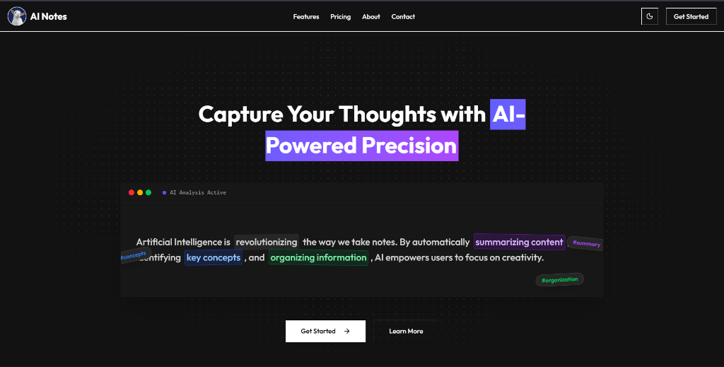 AI-Powered Notes Taker screenshot 2