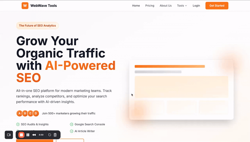 WebWave SEO Tools screenshot 1
