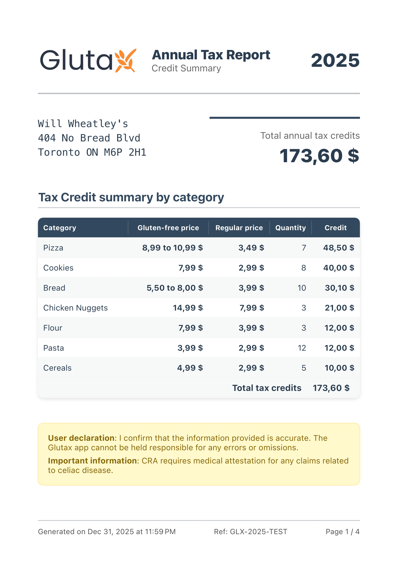 Glutax screenshot 3