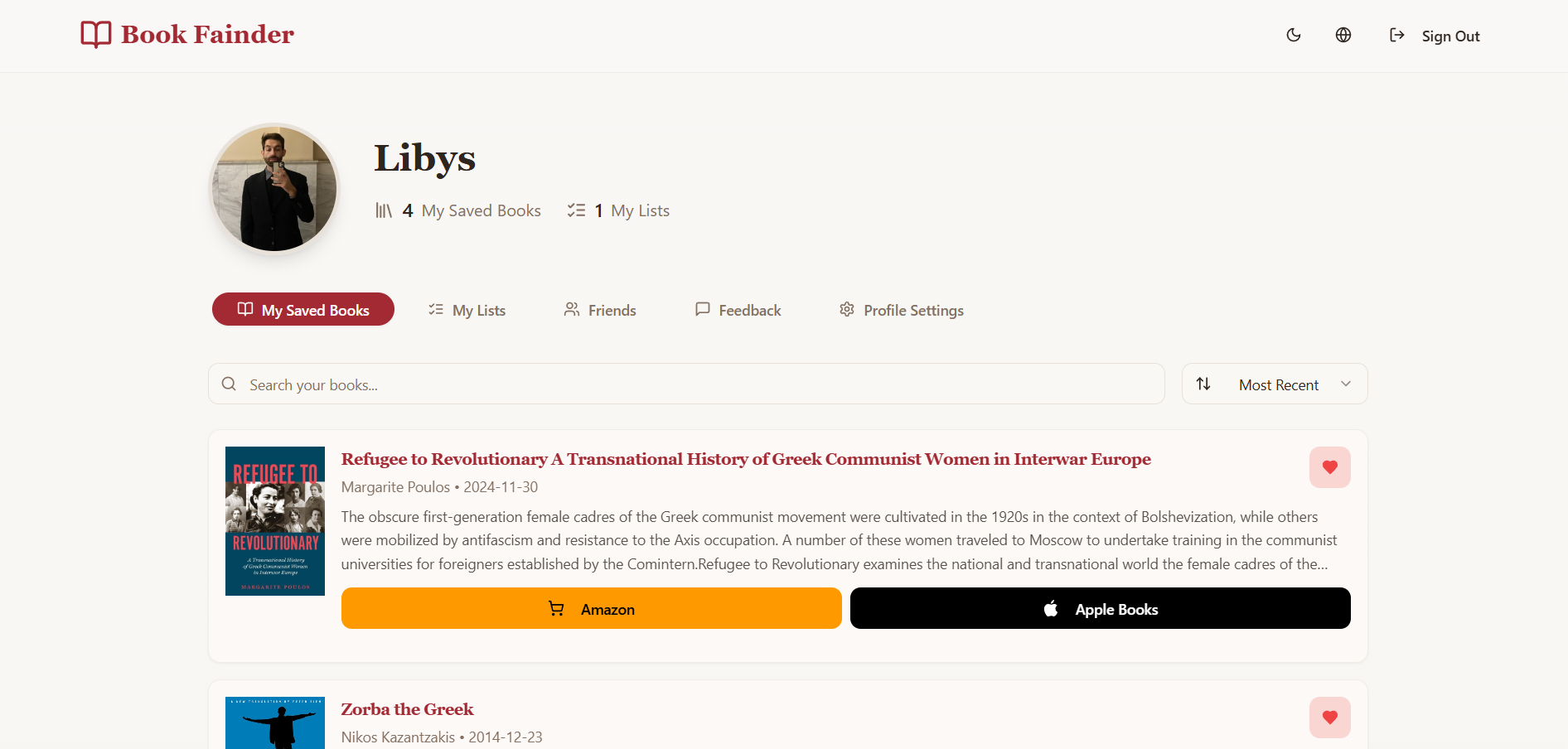 Book Fainder screenshot 2