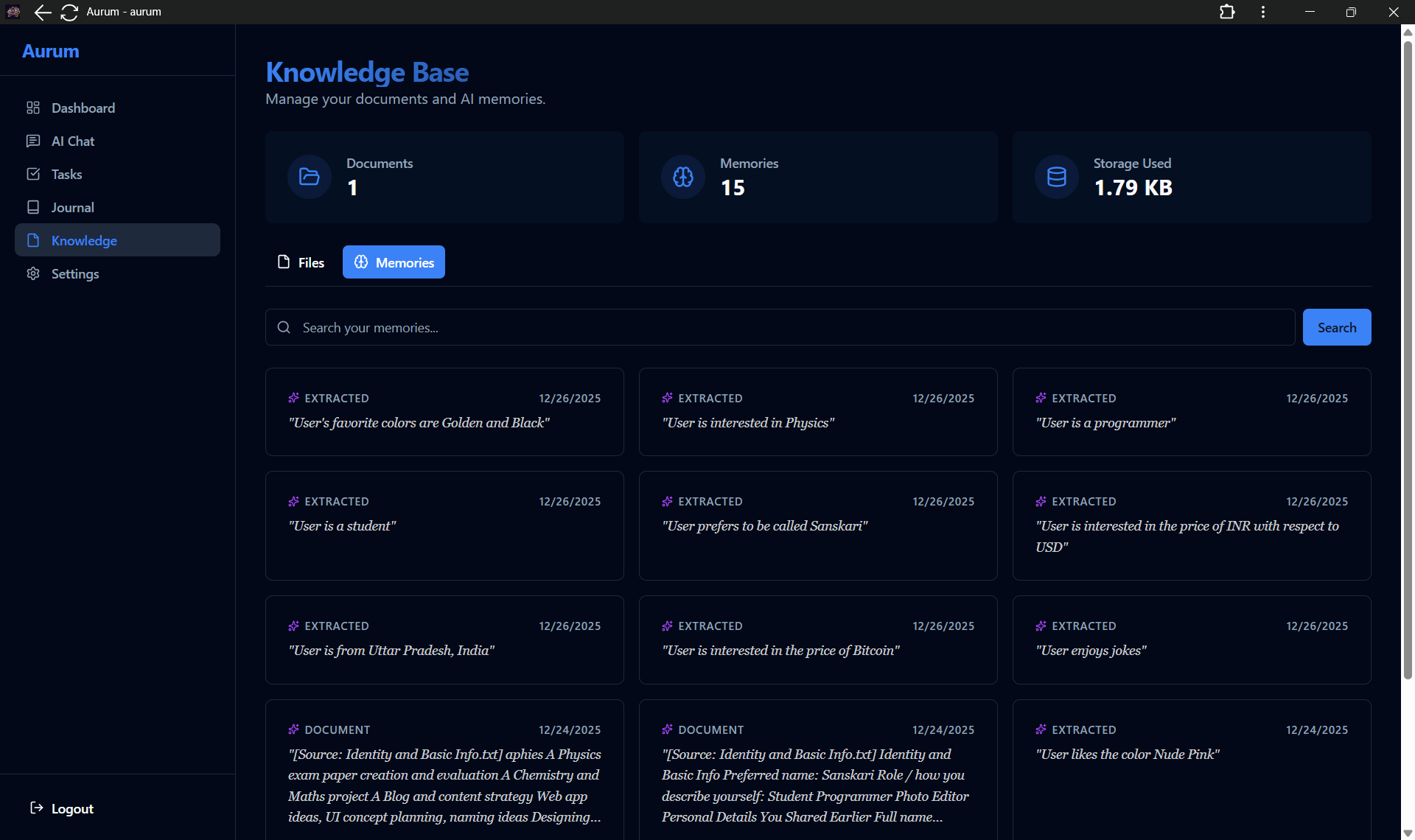 Aurum screenshot 4