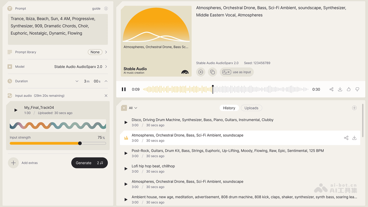 Stable Audio screenshot 2