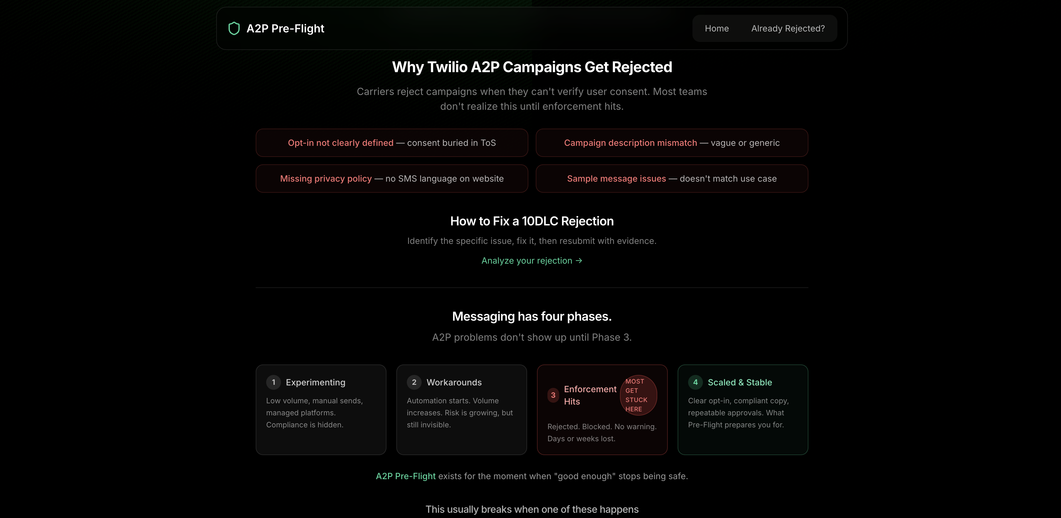A2P Pre-Flight screenshot 3