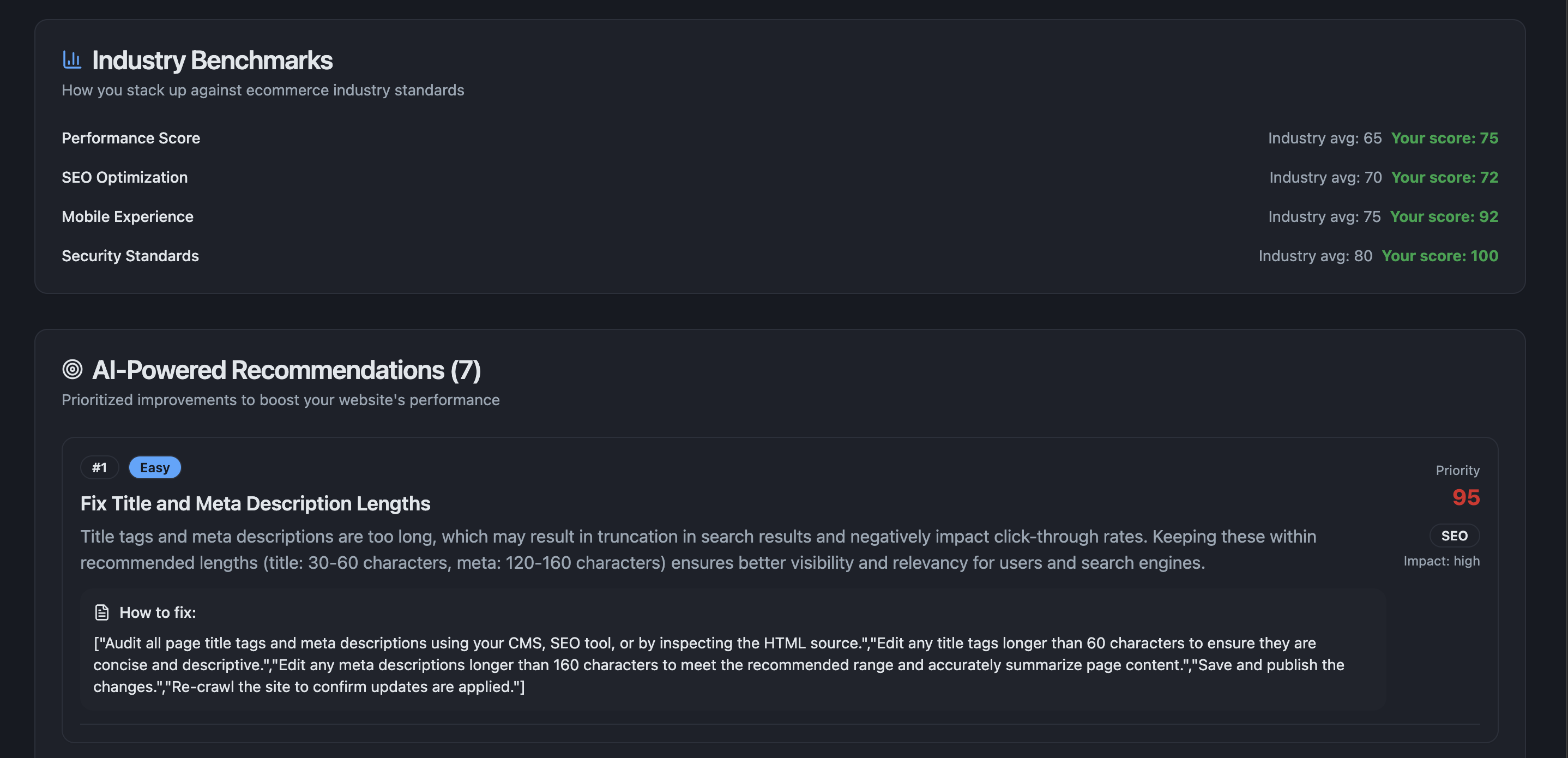WebFixr AI – Free AI Website Audit screenshot 5