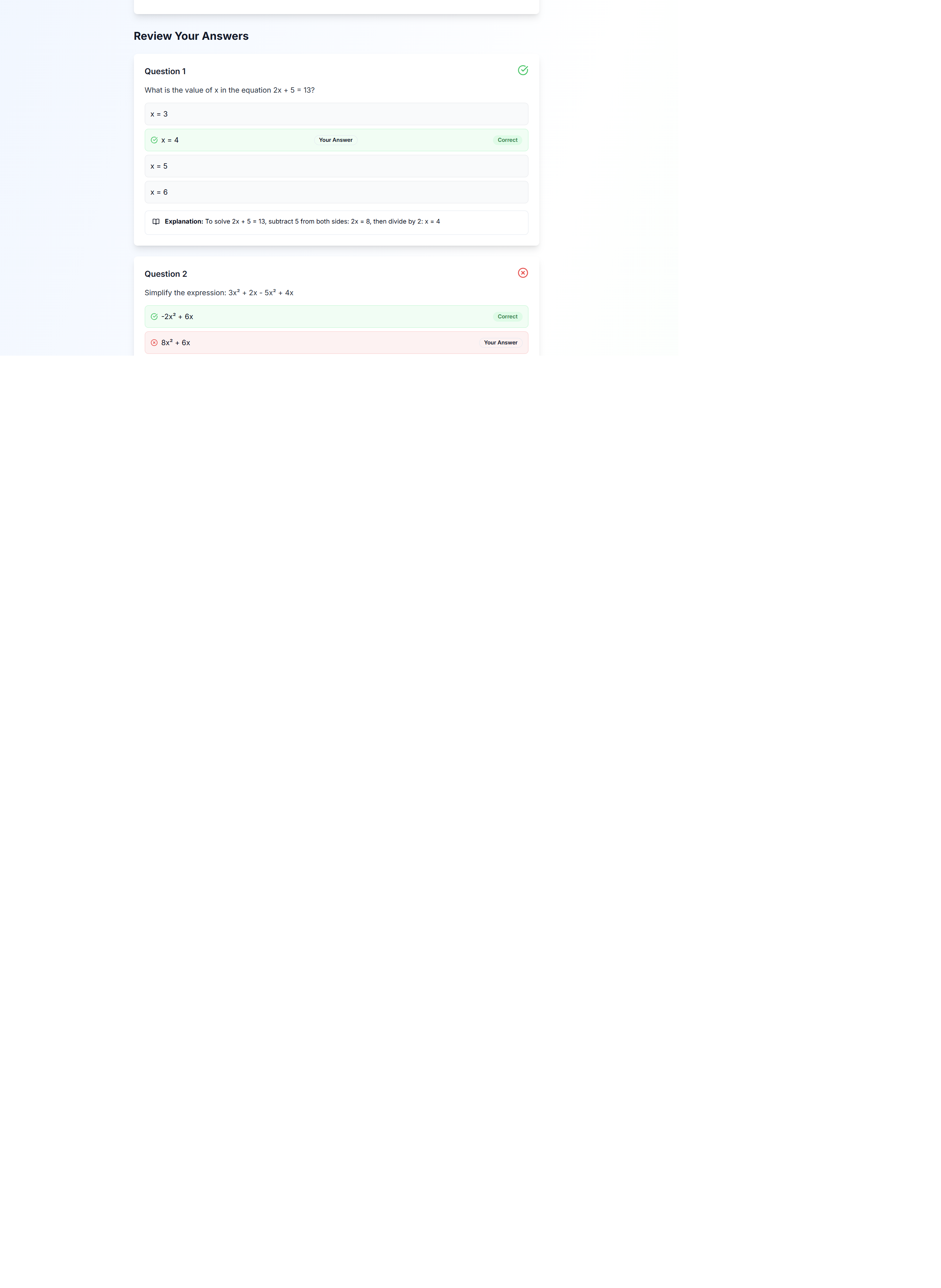 MirQuizMaster screenshot 5