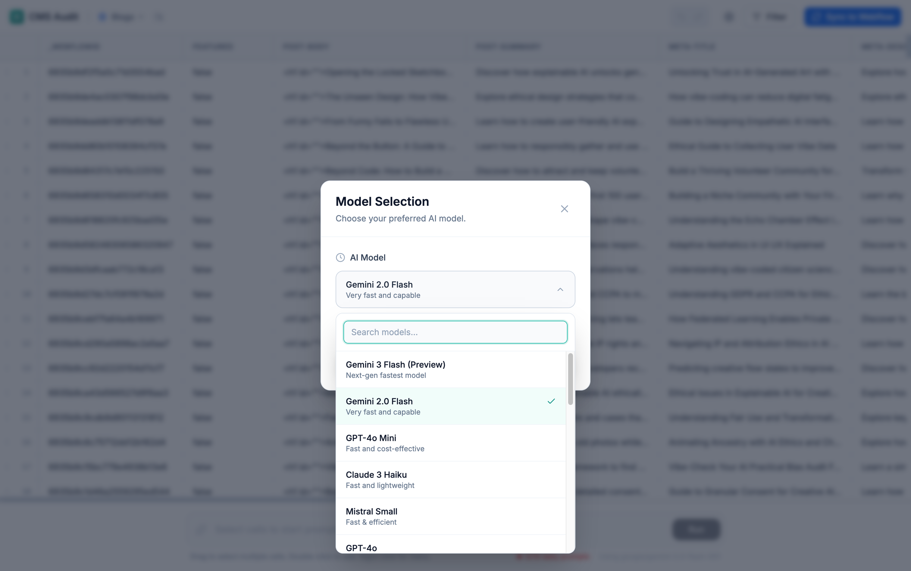 CMS Audit screenshot 4
