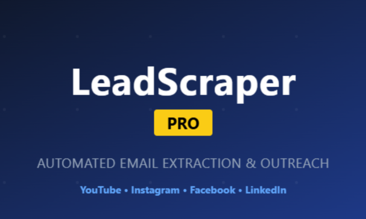 LeadScraper Pro screenshot 1