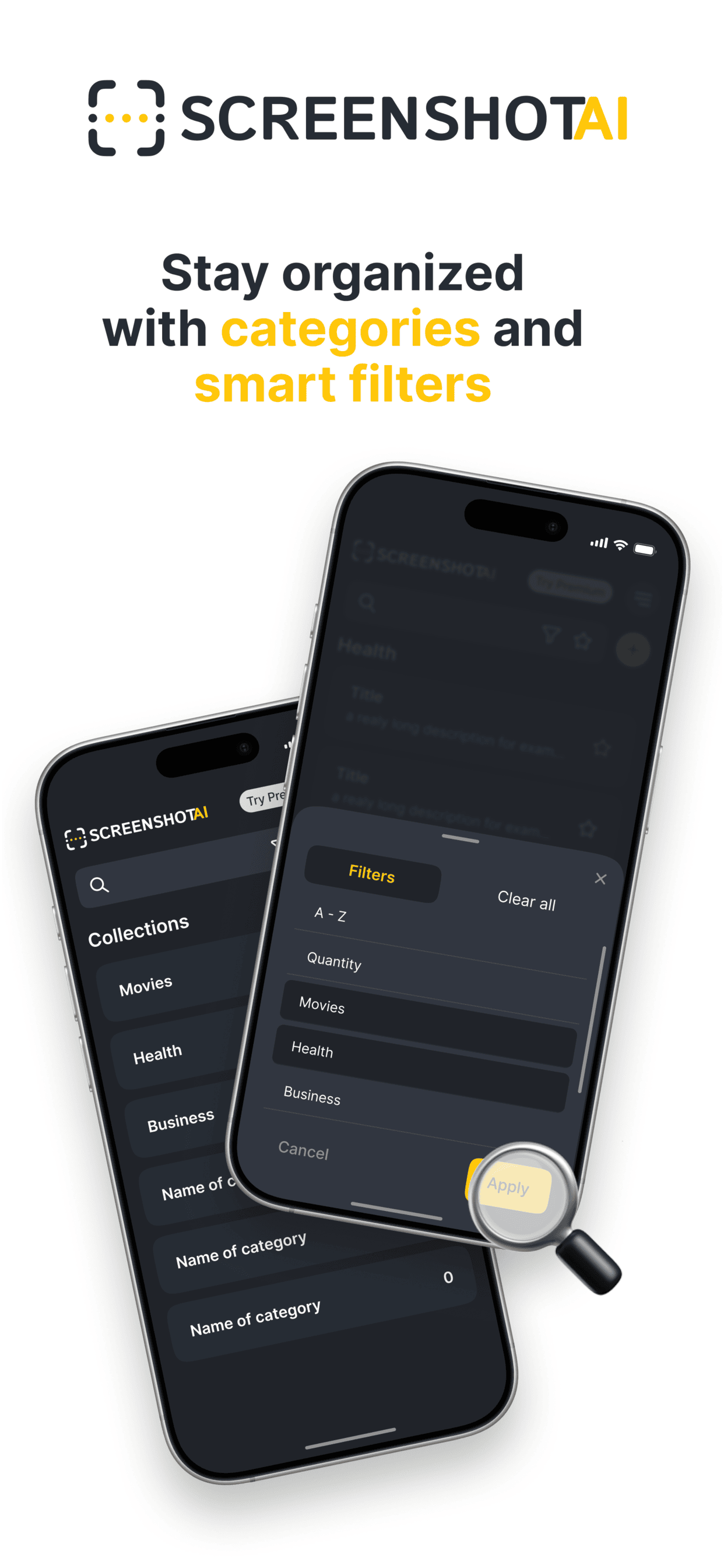 Screenshot AI: Scan & Organize screenshot 1