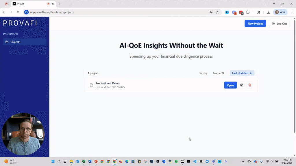 Provafi screenshot 1