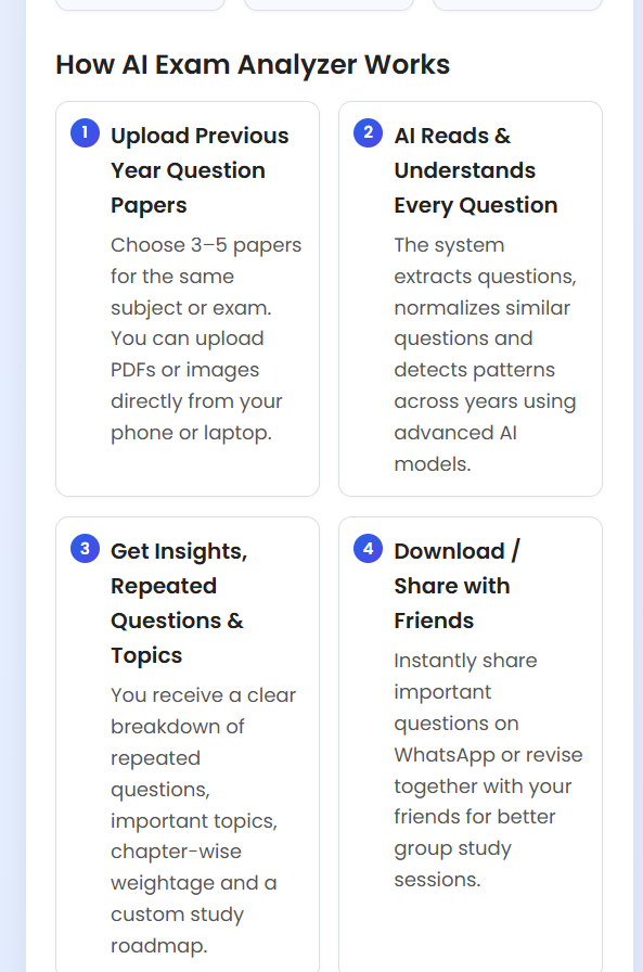 AI Exam Analyzer screenshot 2