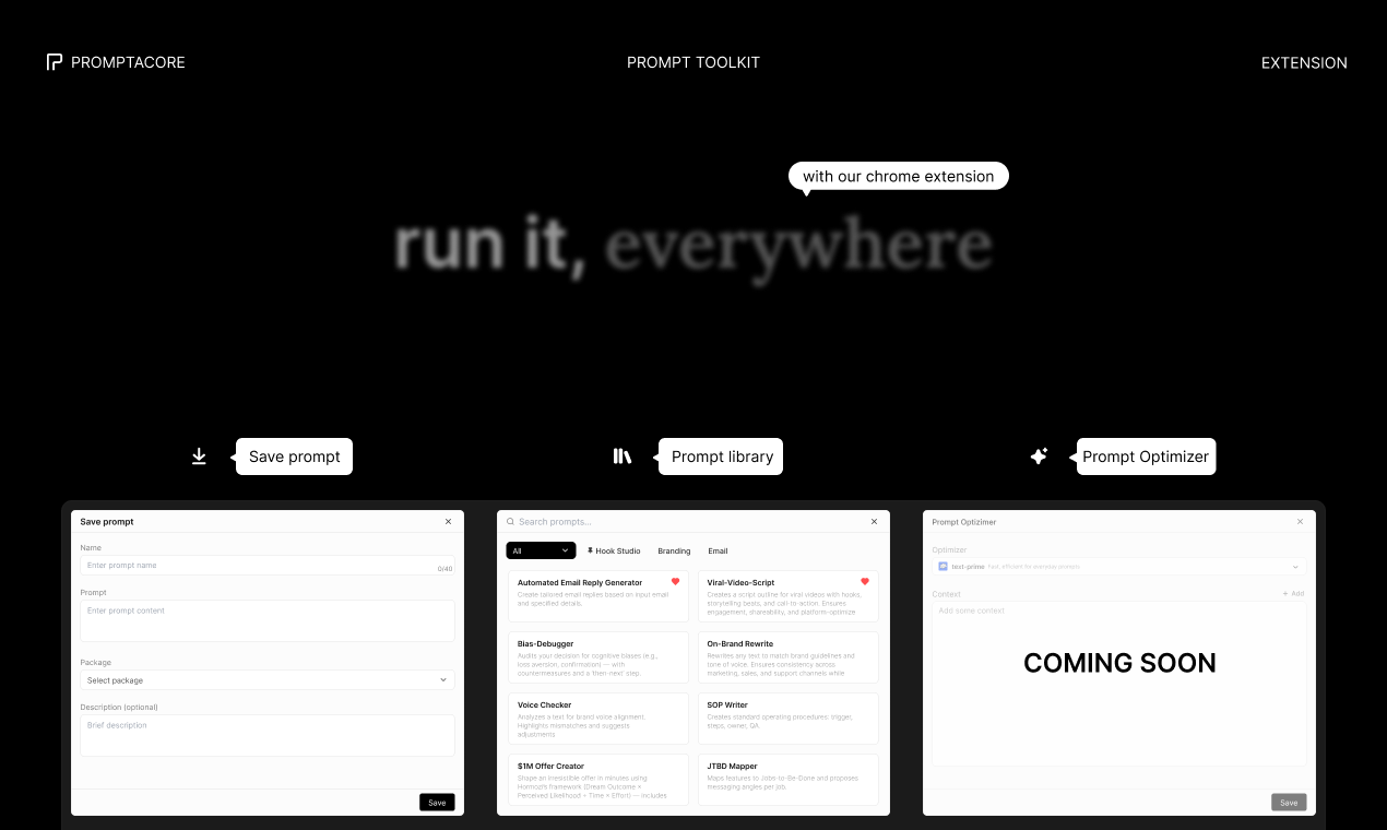 Promptacore screenshot 5