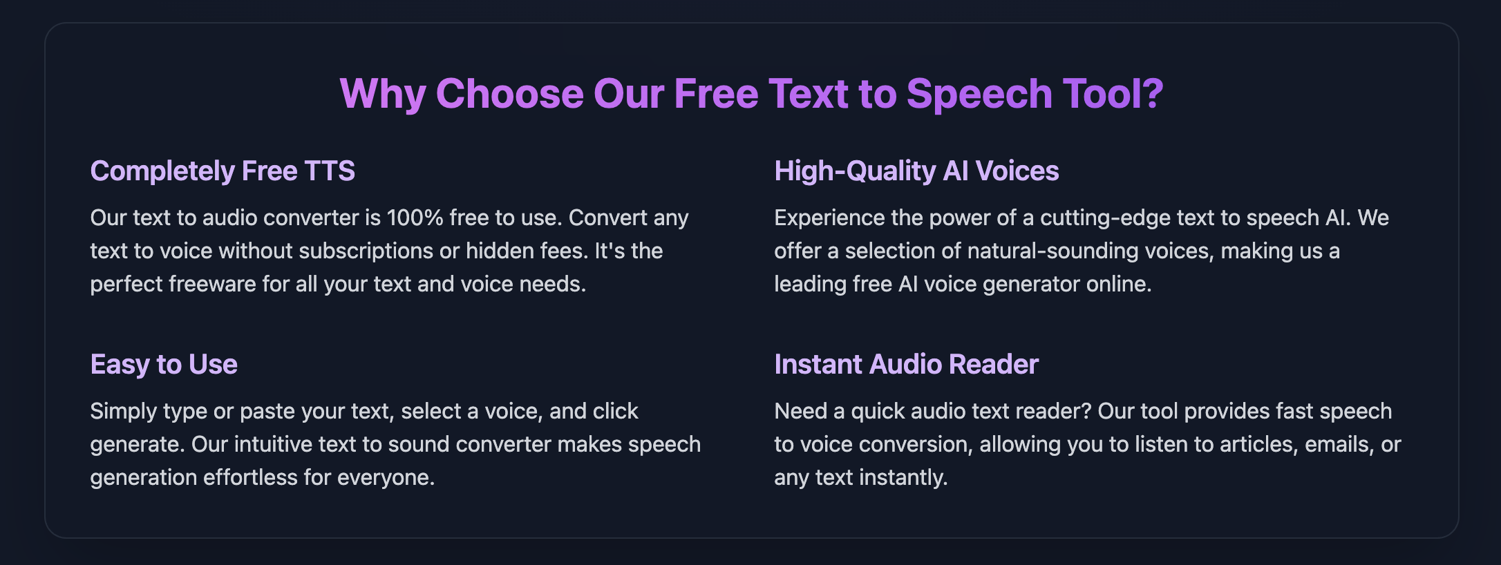 Free Text to Speech - Natural Voices screenshot 3