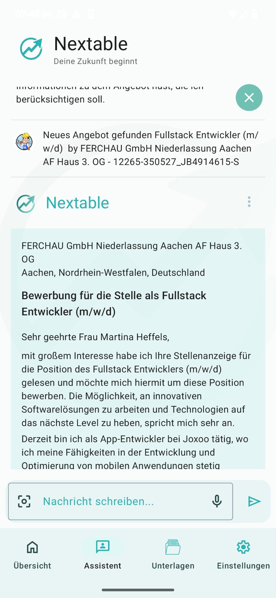 Nextable screenshot 3