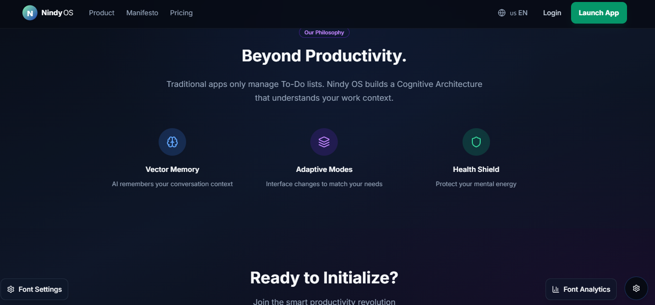 Nindy OS screenshot 3