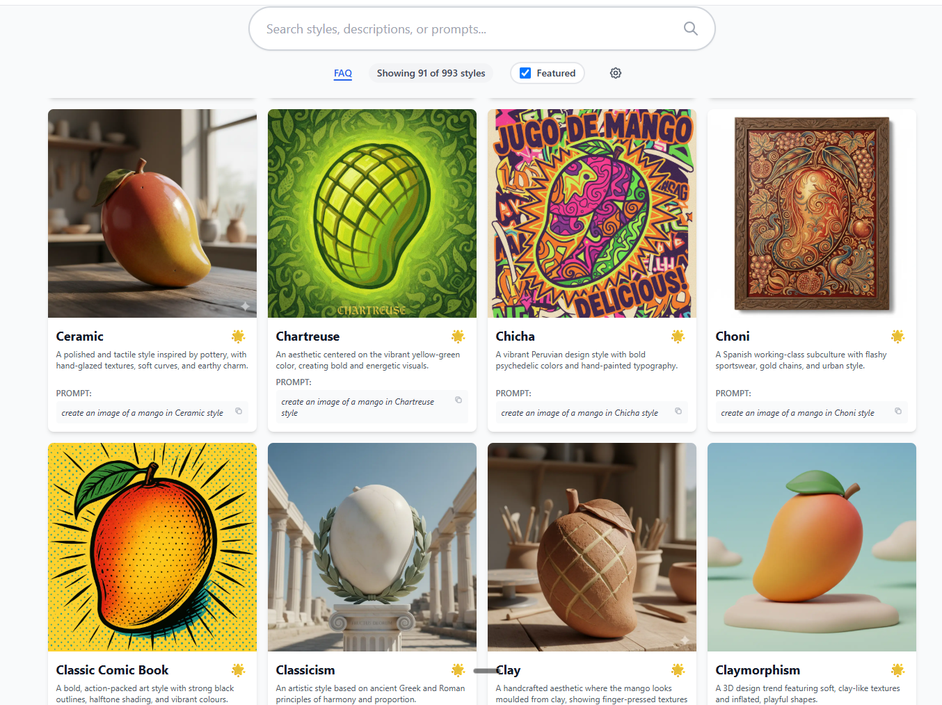 AI Art Styles With Examples screenshot 1