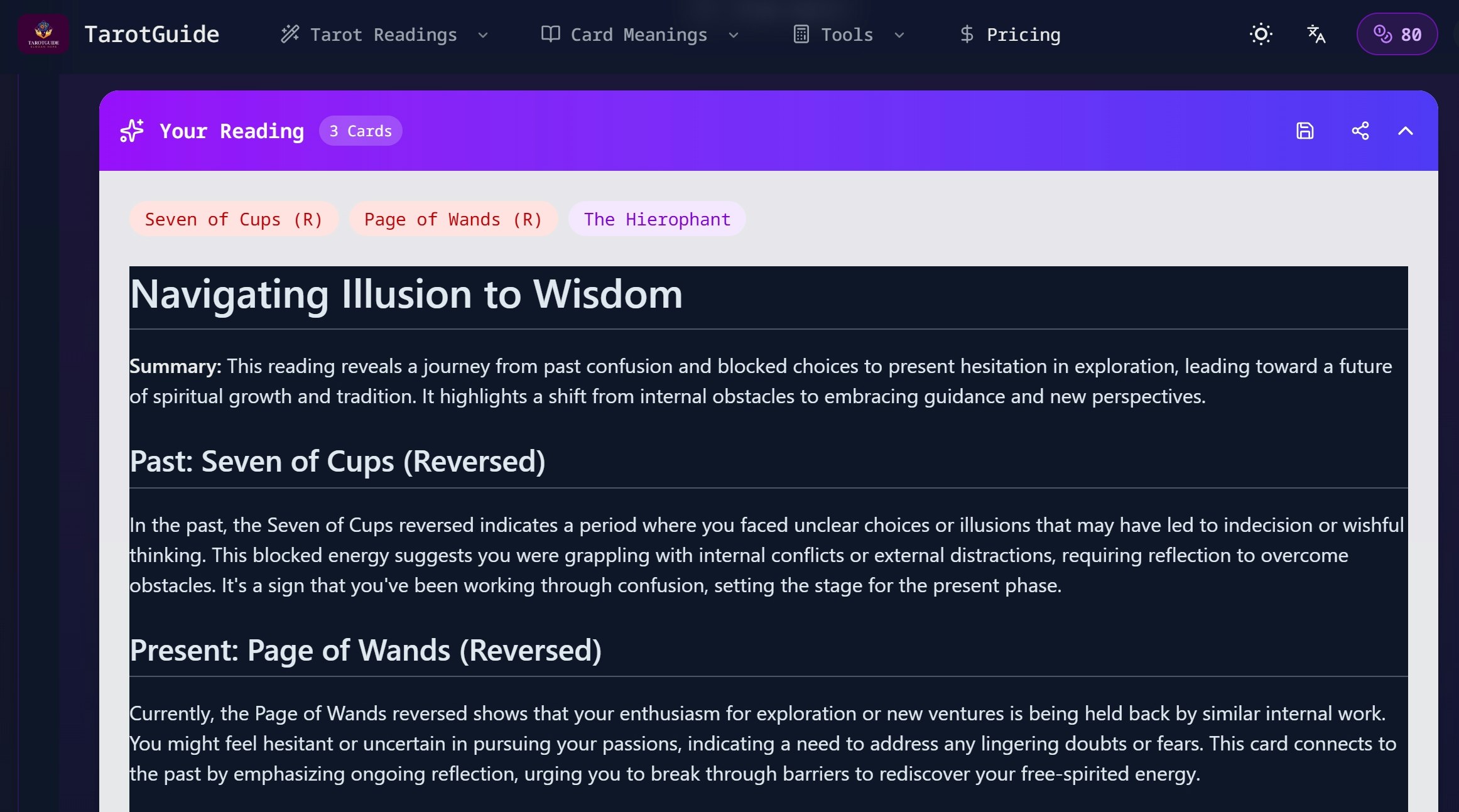 TarotGuide (TarotGuide AI) screenshot 4