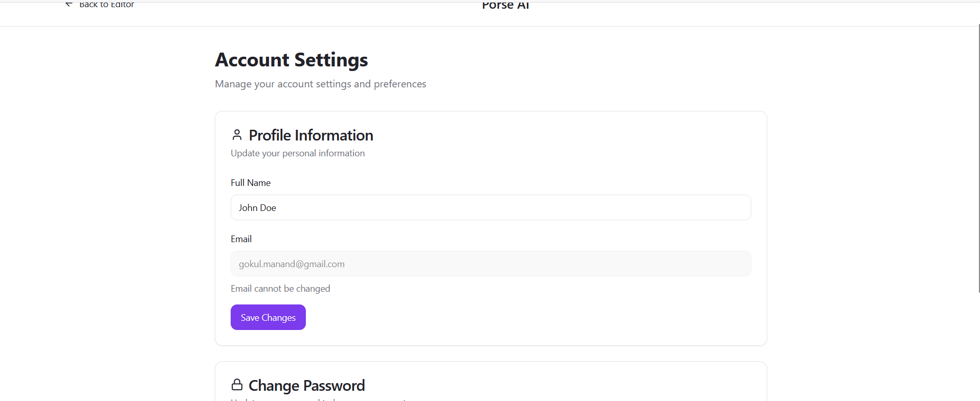 PorseAI screenshot 3