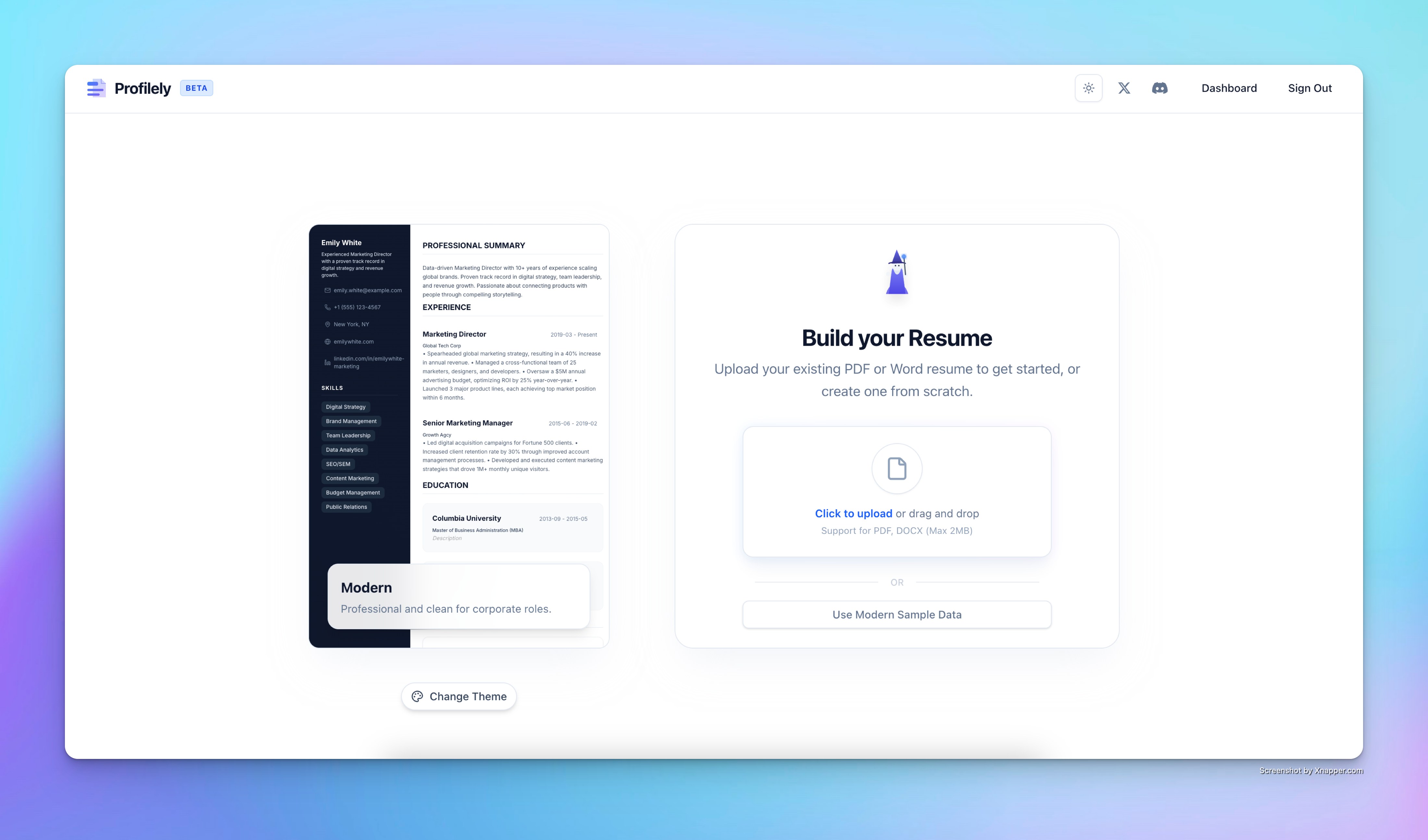 Profilely screenshot 8