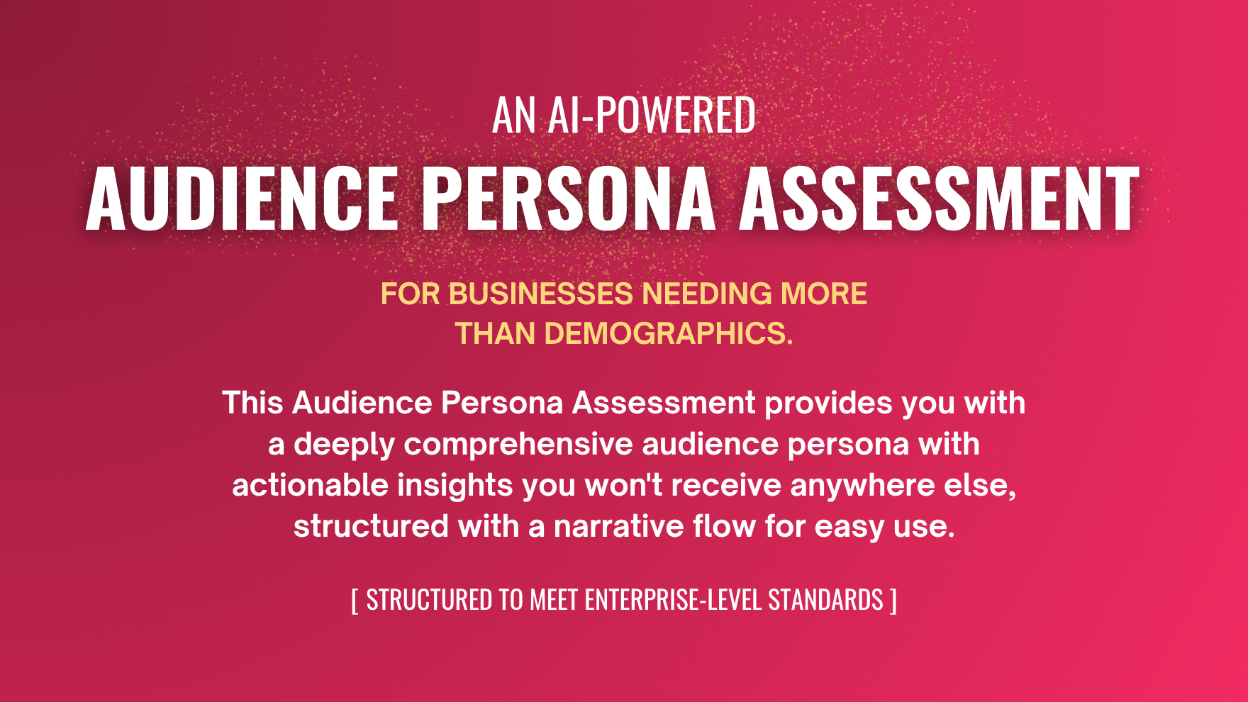 AI-Powered Audience Persona Assessment screenshot 1