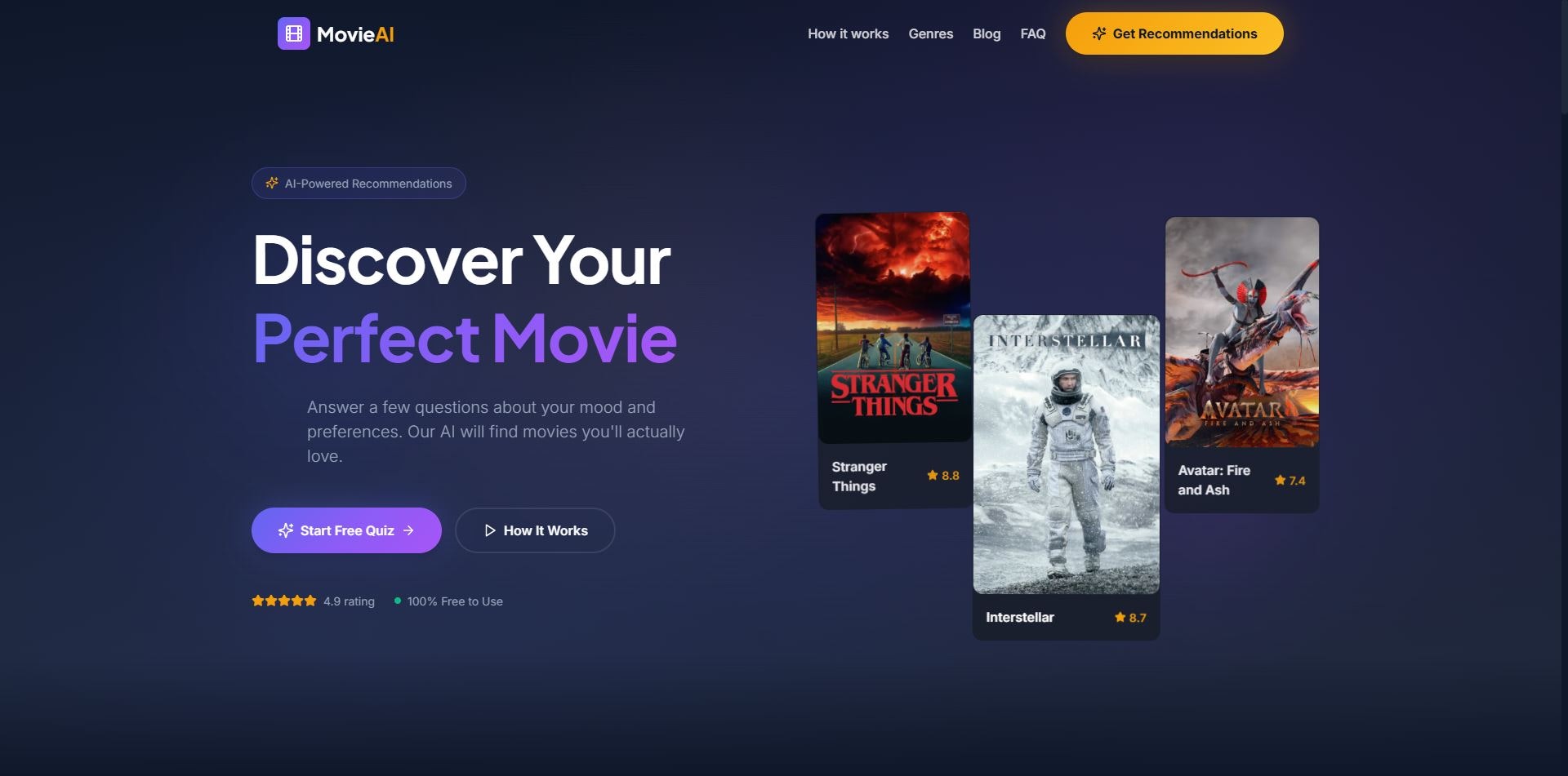 MovieAI screenshot 1