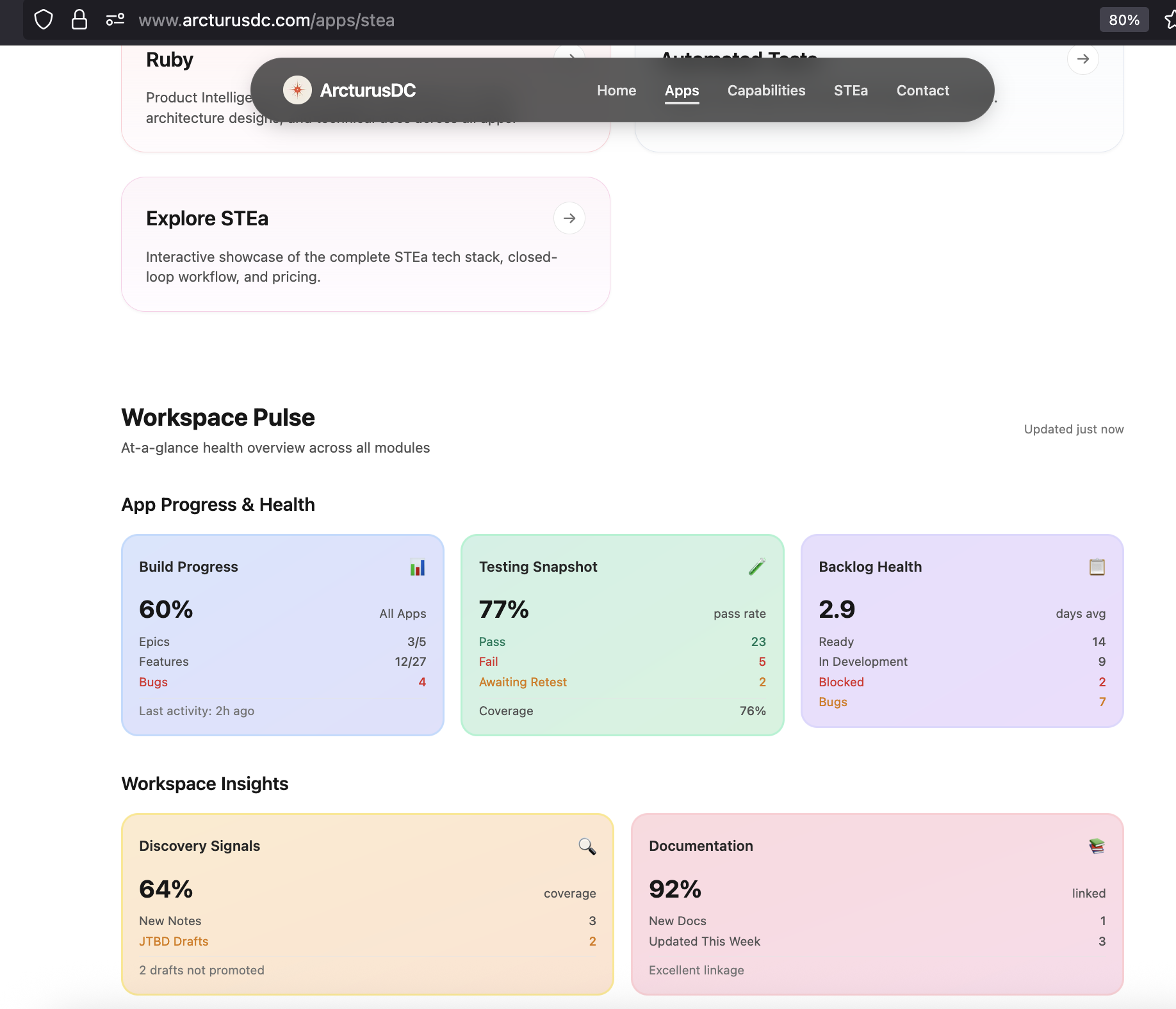ArcturusDC STEa — Plan • Build • Test screenshot 1