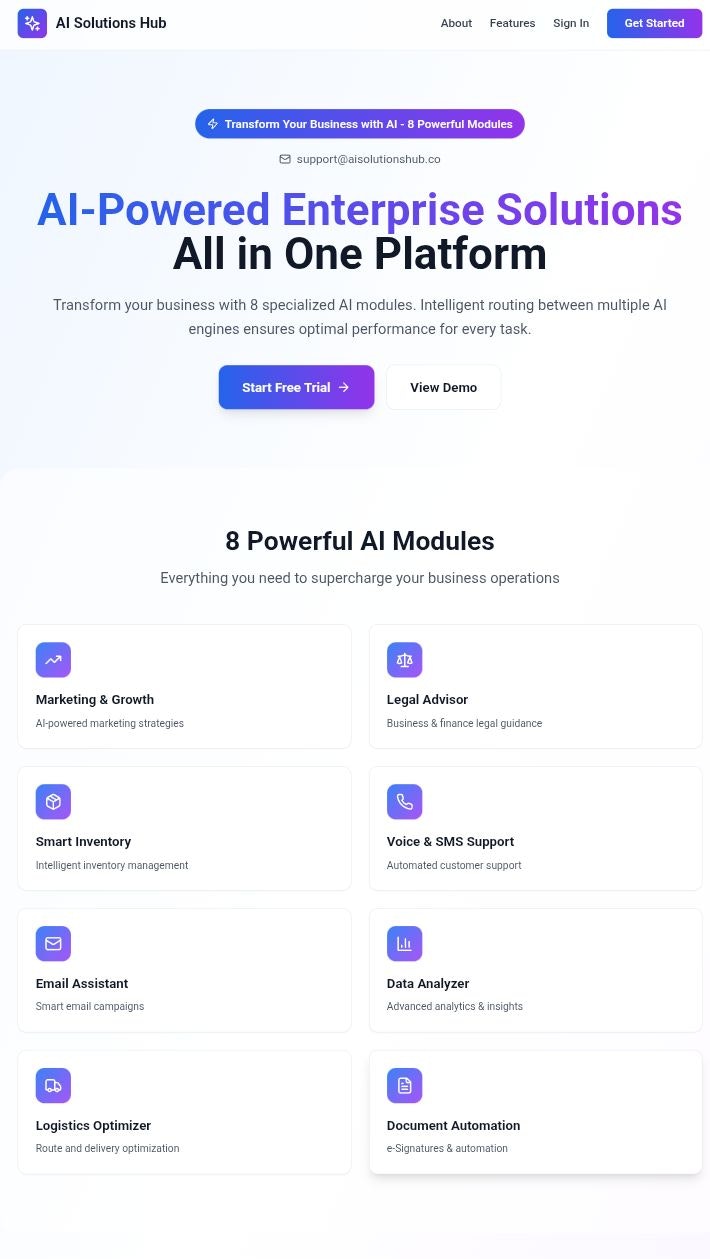 Solutions Hub Platform screenshot 3