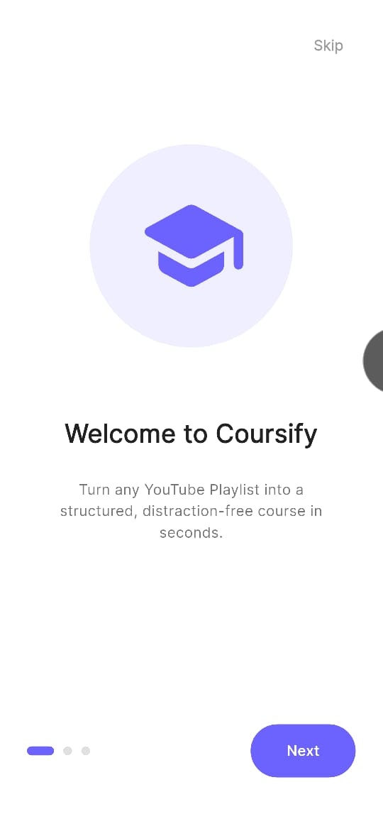 coursify screenshot 1