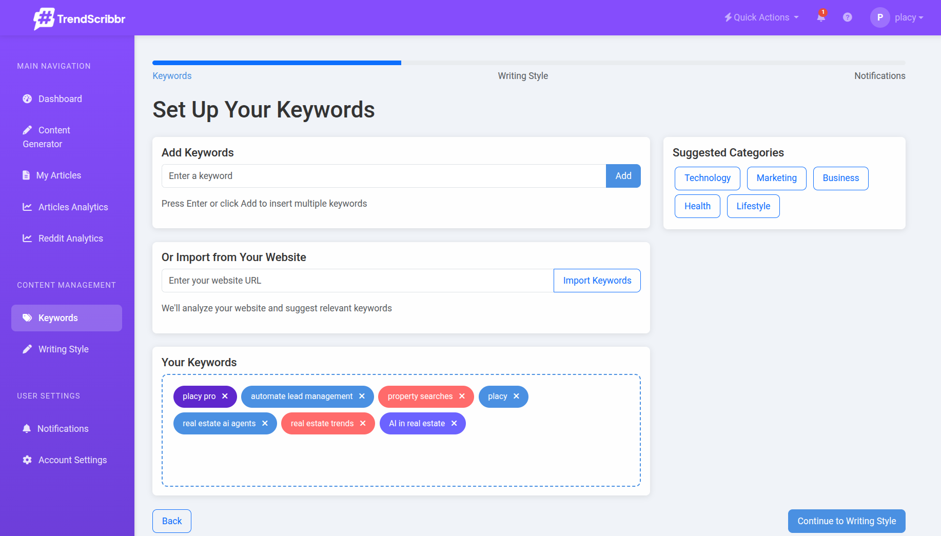 TrendScribbr screenshot 4