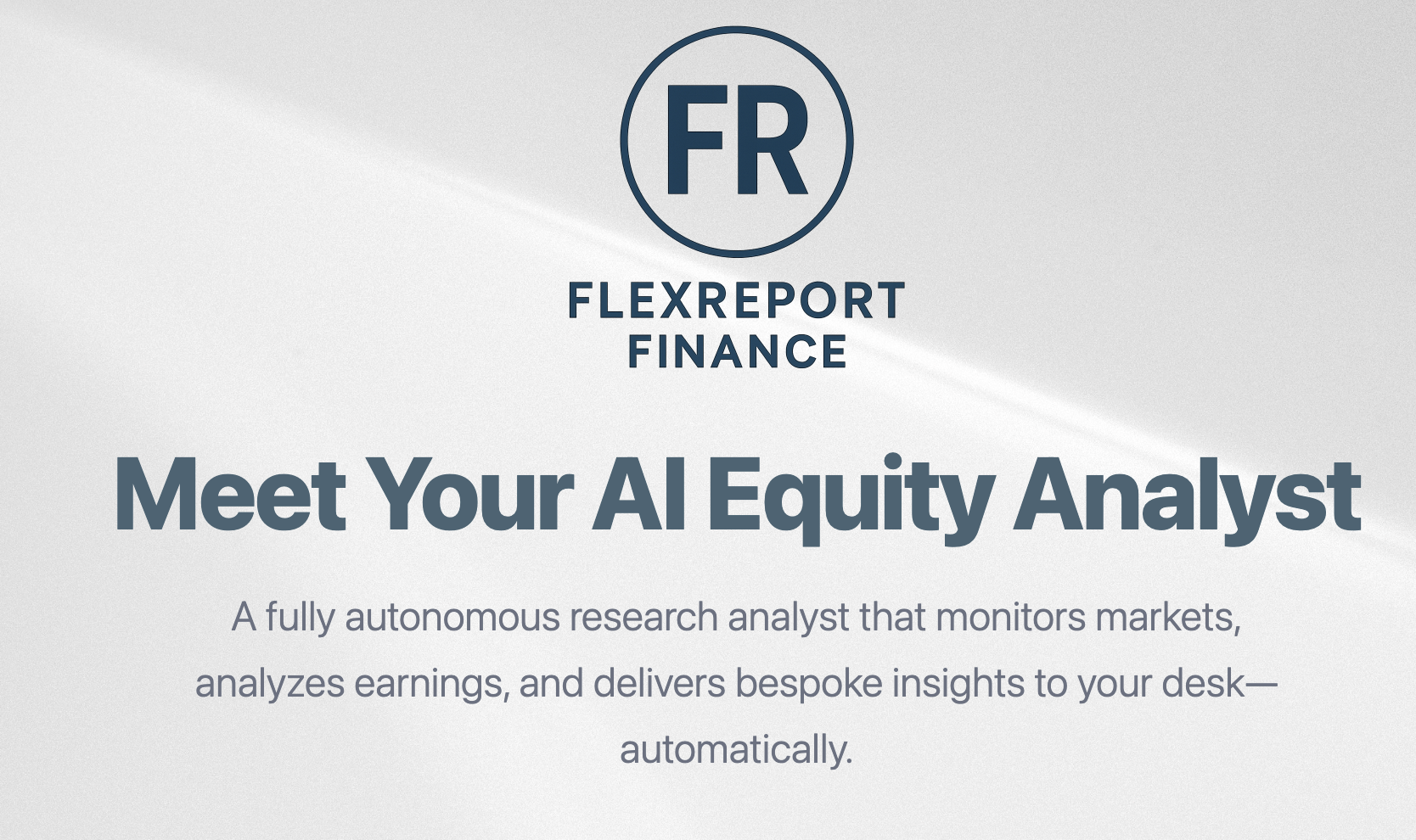 Flexreport Finance screenshot 1