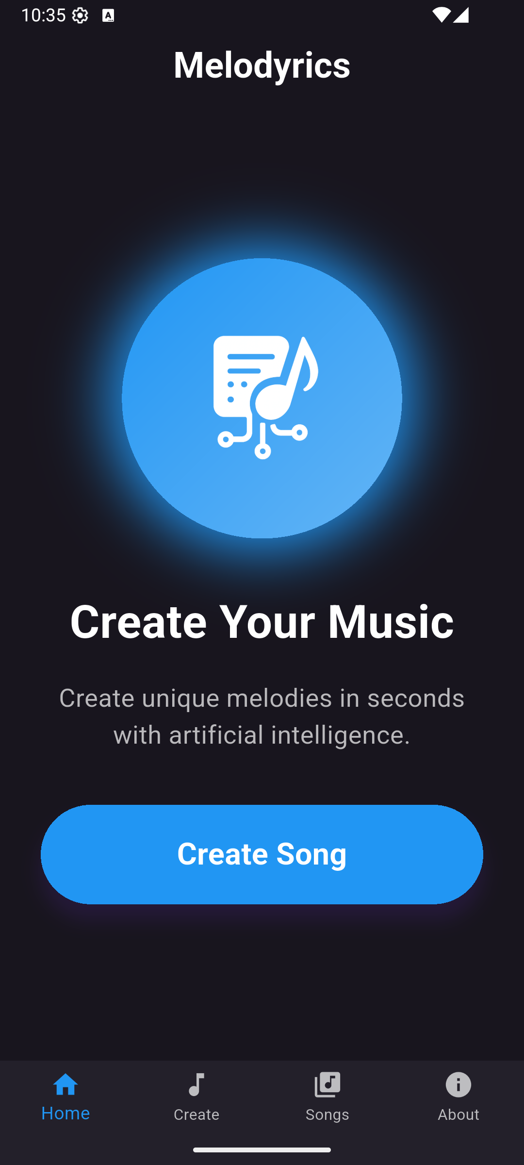 Melodyrics: AI Song Generator screenshot 2